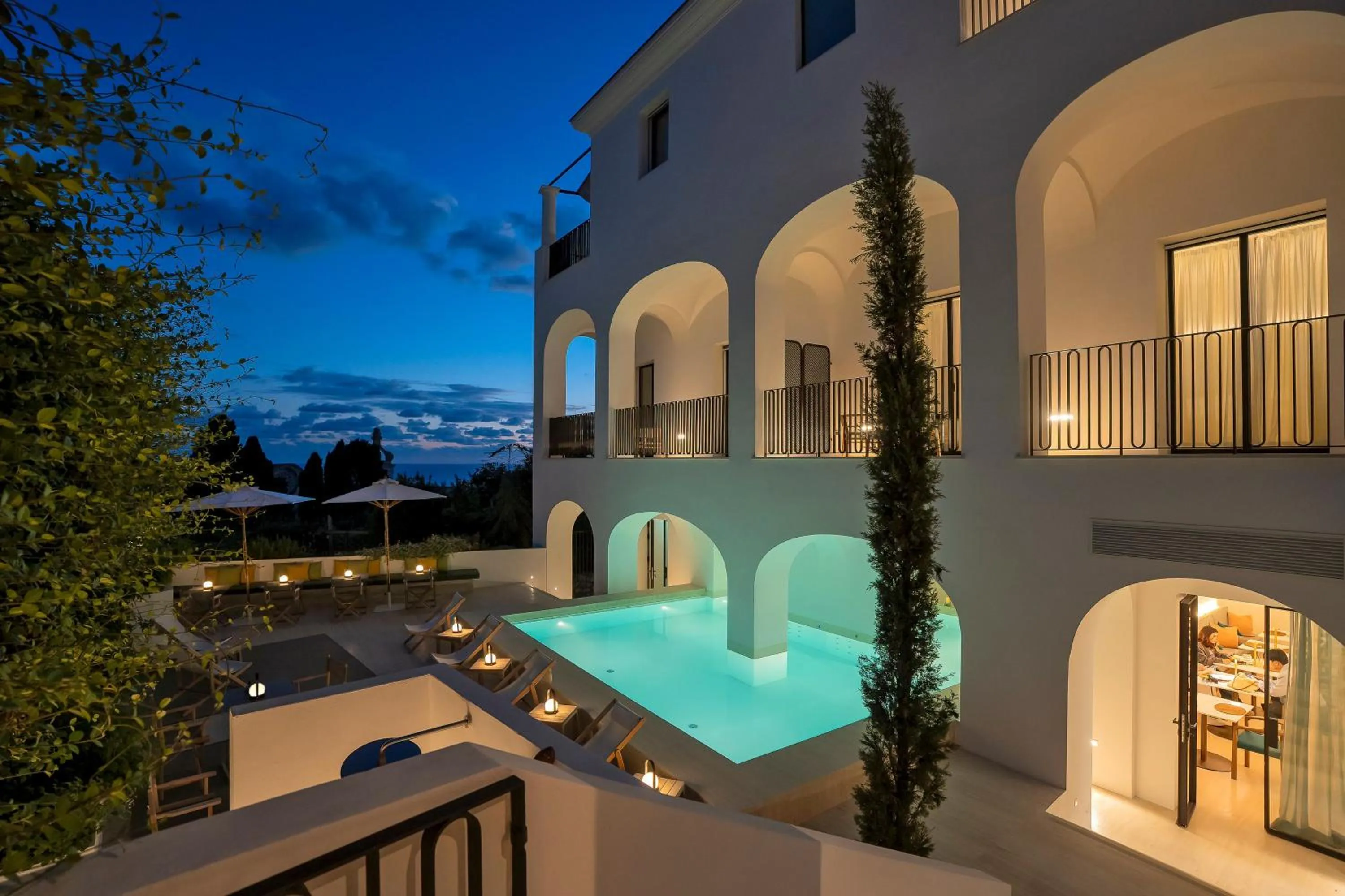 Property building in Villa Certosa Boutique Hotel Capri