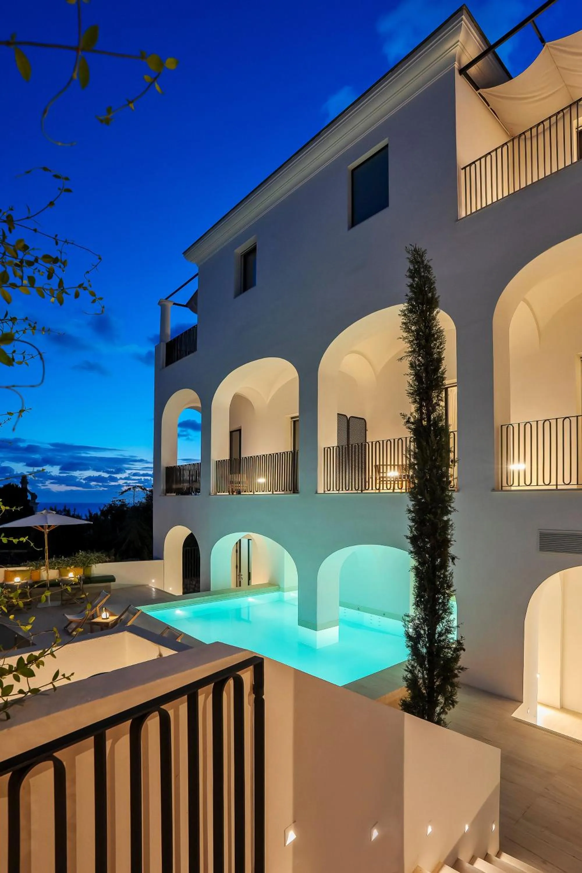 Property building in Villa Certosa Boutique Hotel Capri