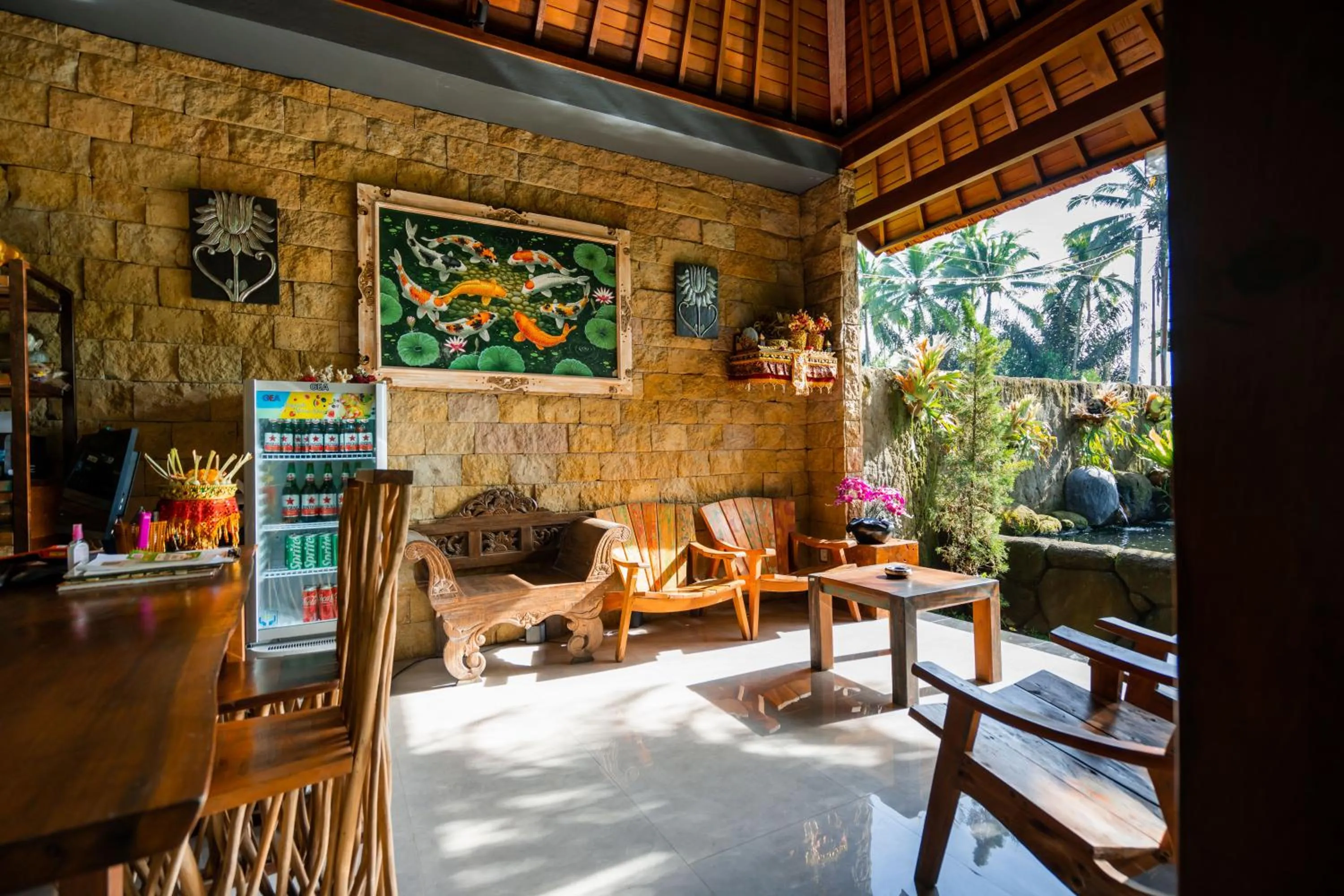 Seating area in Kaki Uma Villa