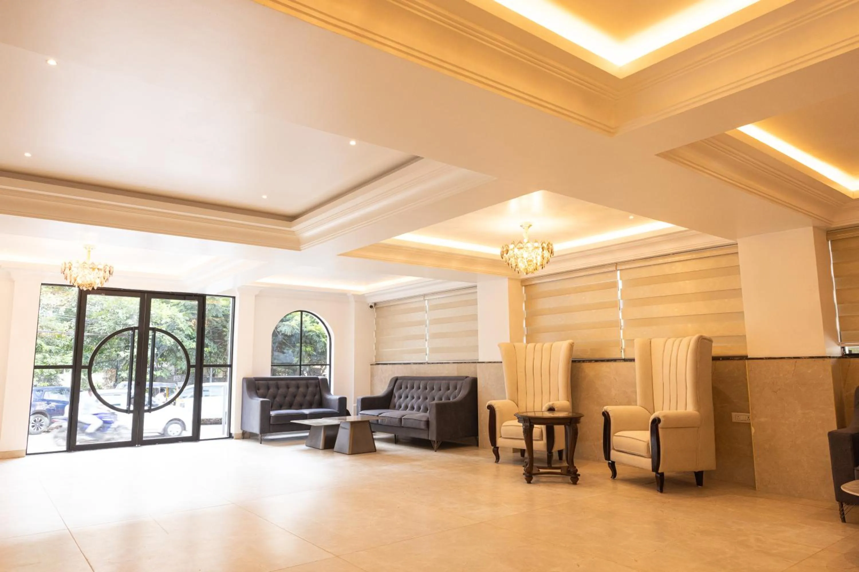 Lounge or bar in Hotel Radhe Pride Hitech City