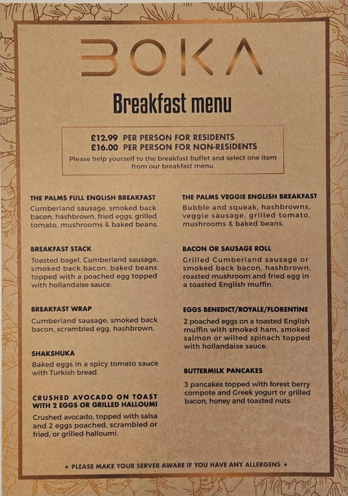 Breakfast in Palms Hotel & Retreat By Palette London Romford
