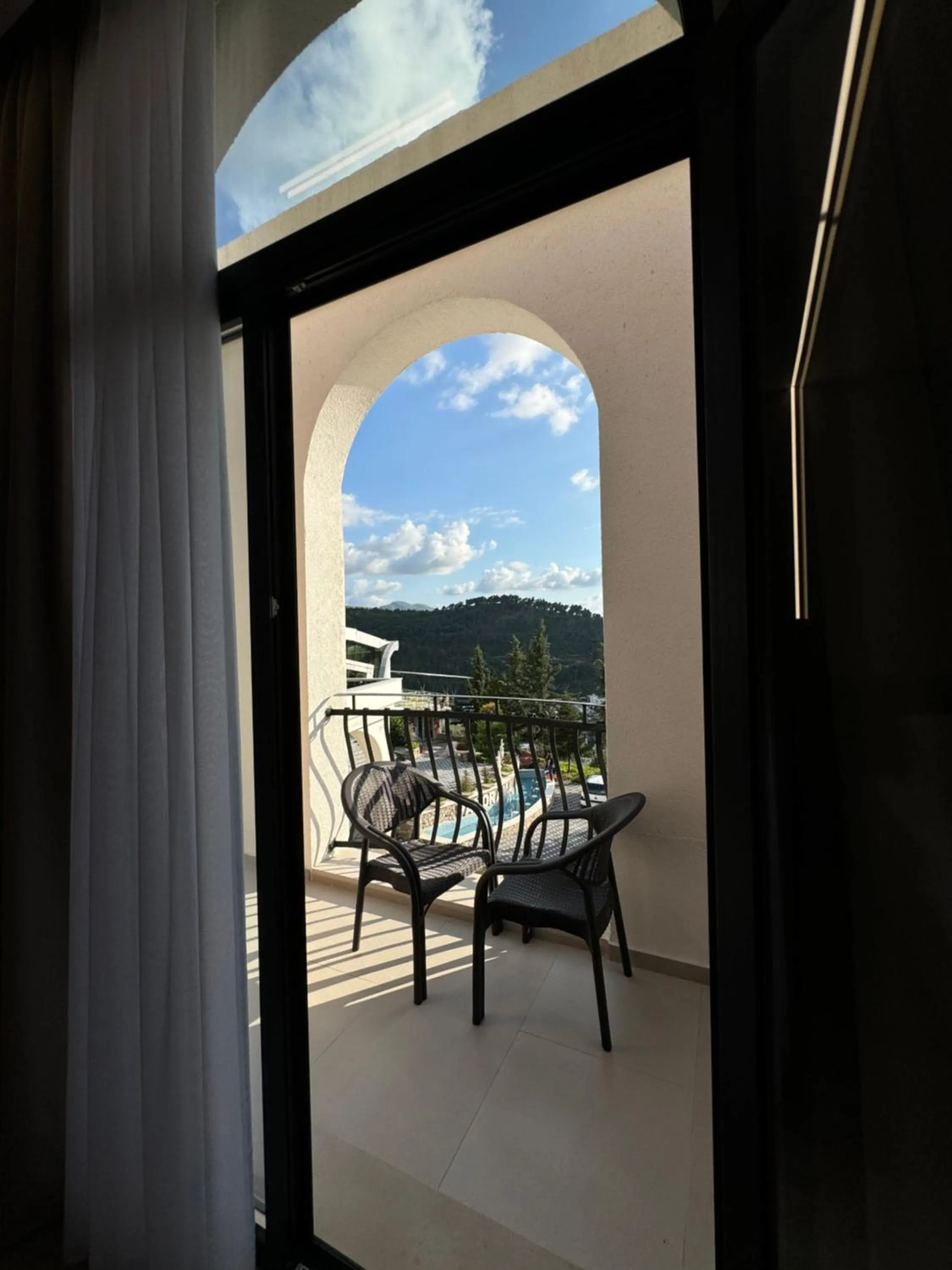 Balcony/Terrace in Hotel Panorama & Spa Elbasan