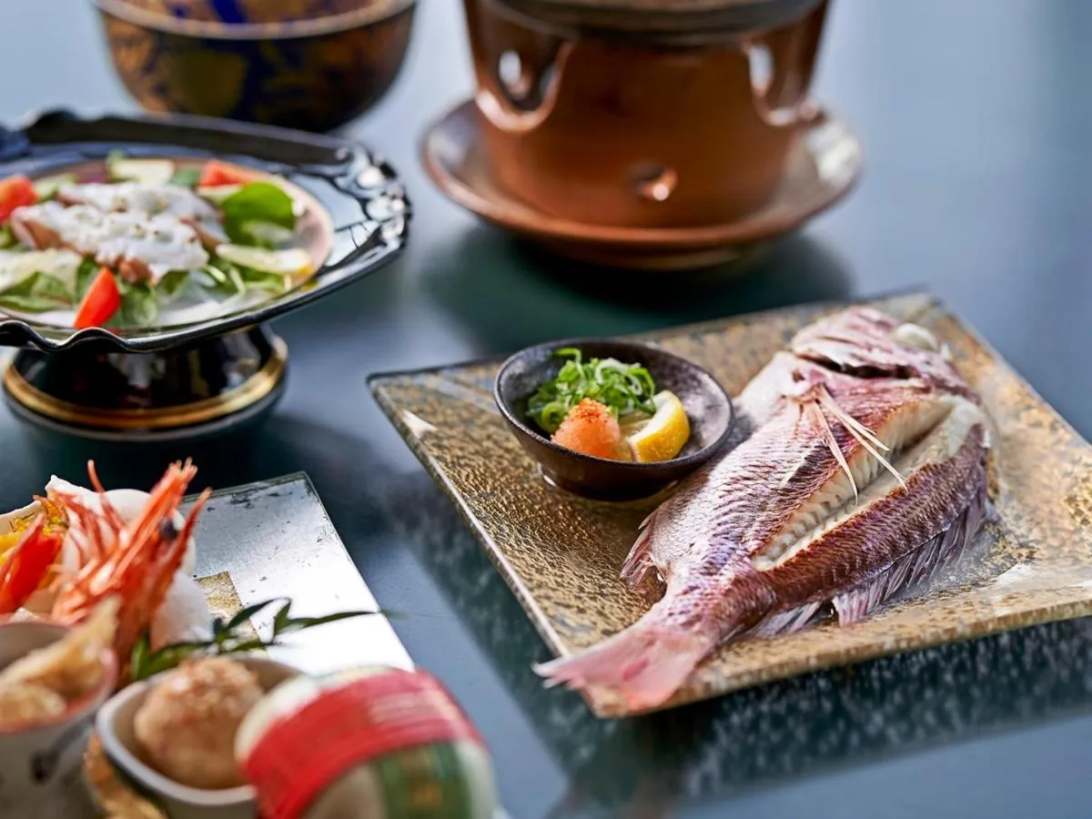 Dinner in Abuto Honkan