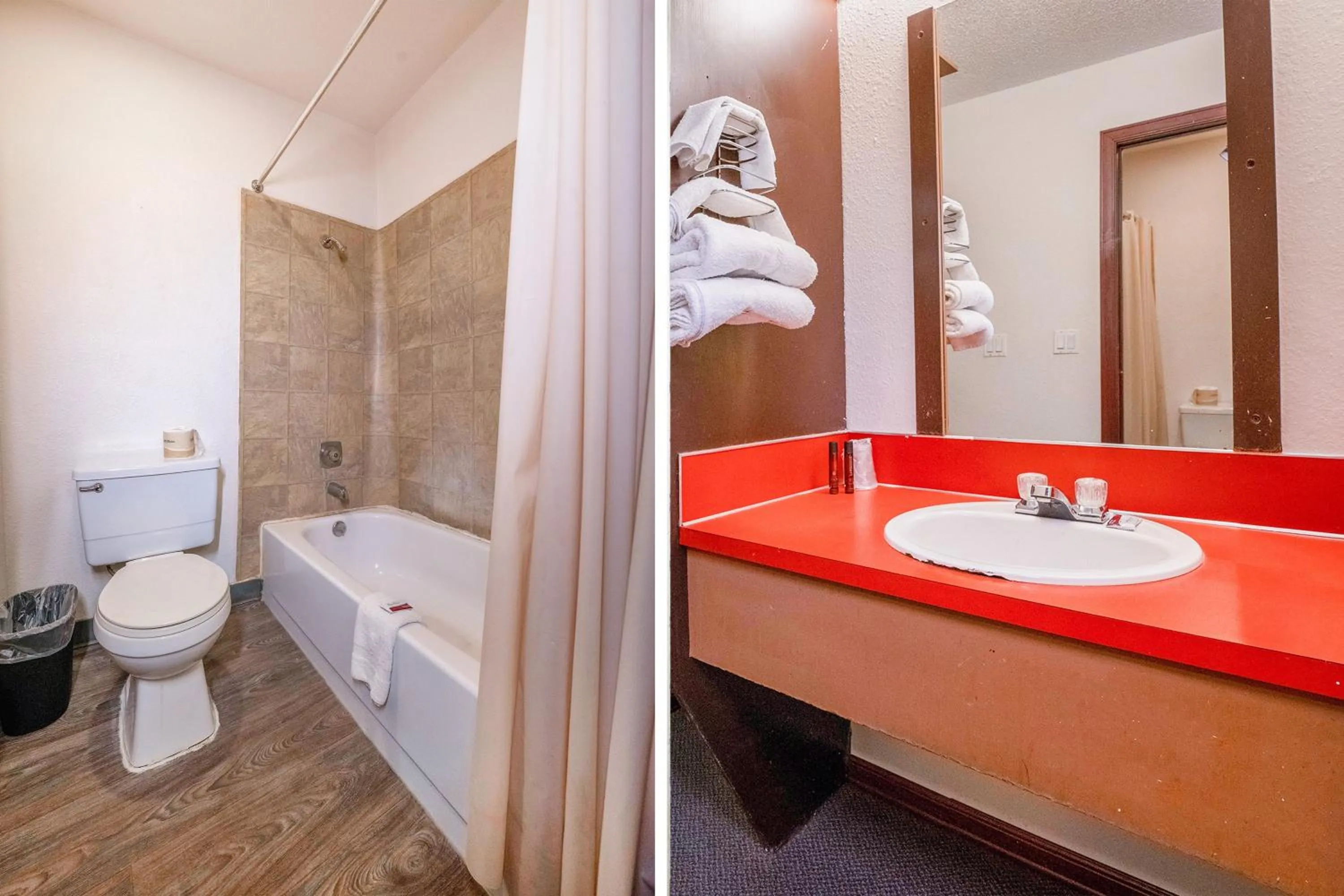 Bathroom in Unicorn Inn by OYO Portland