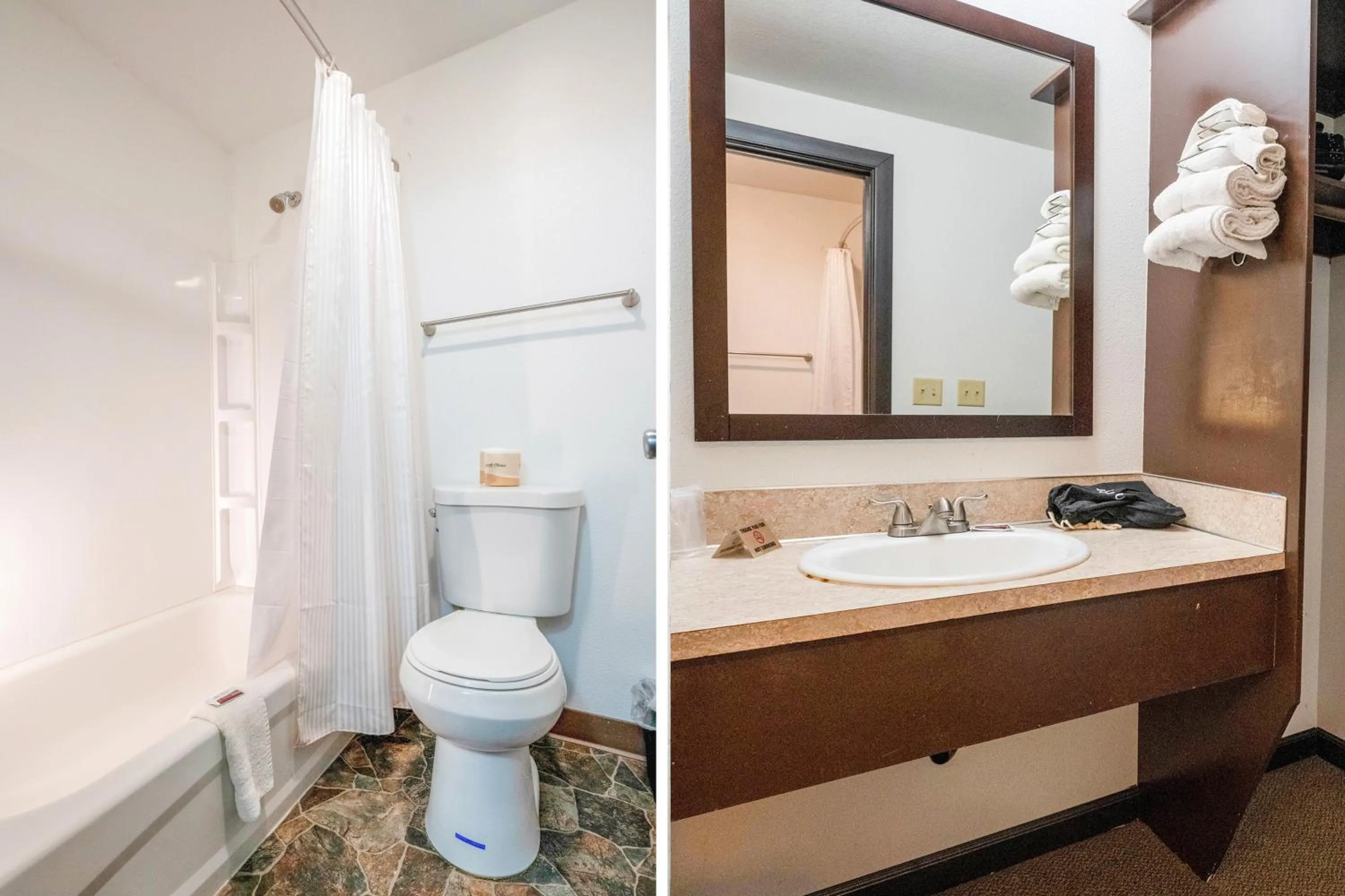 Bathroom in Unicorn Inn by OYO Portland