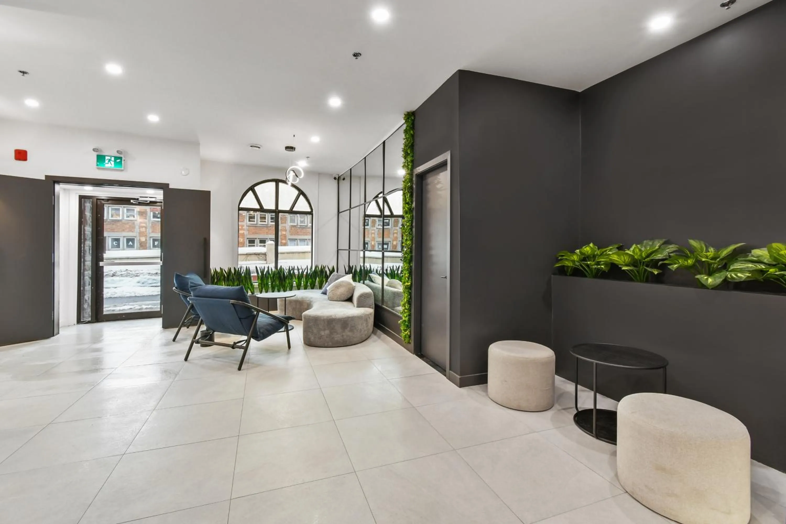 Seating area in Lift Hotel