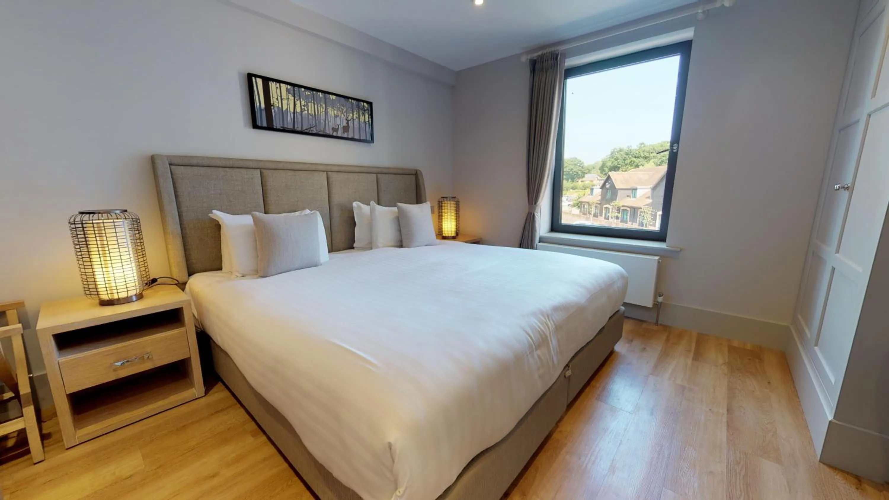 Bed in Old Thorns Hotel & Resort