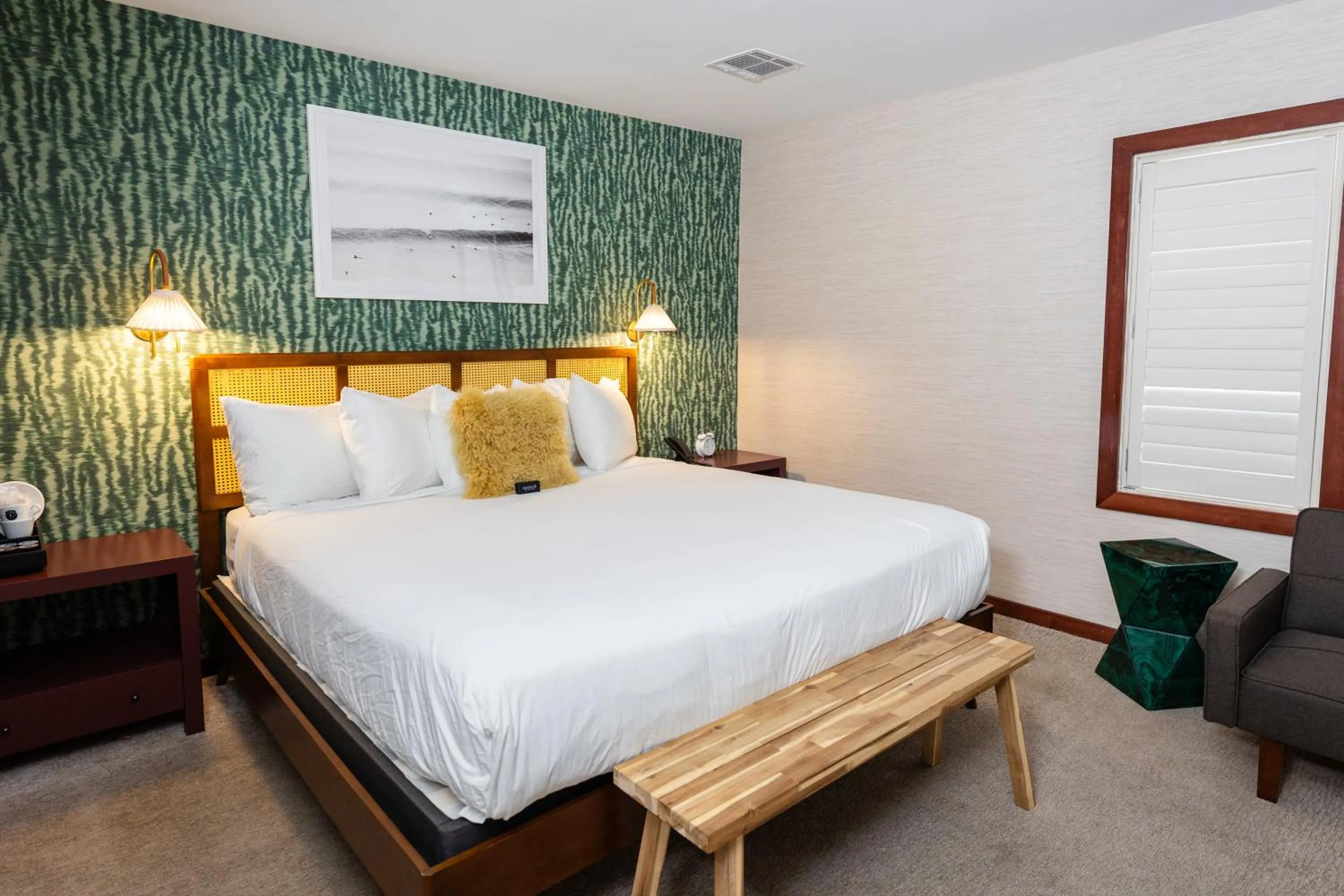 Bed in Daddy O Hotel