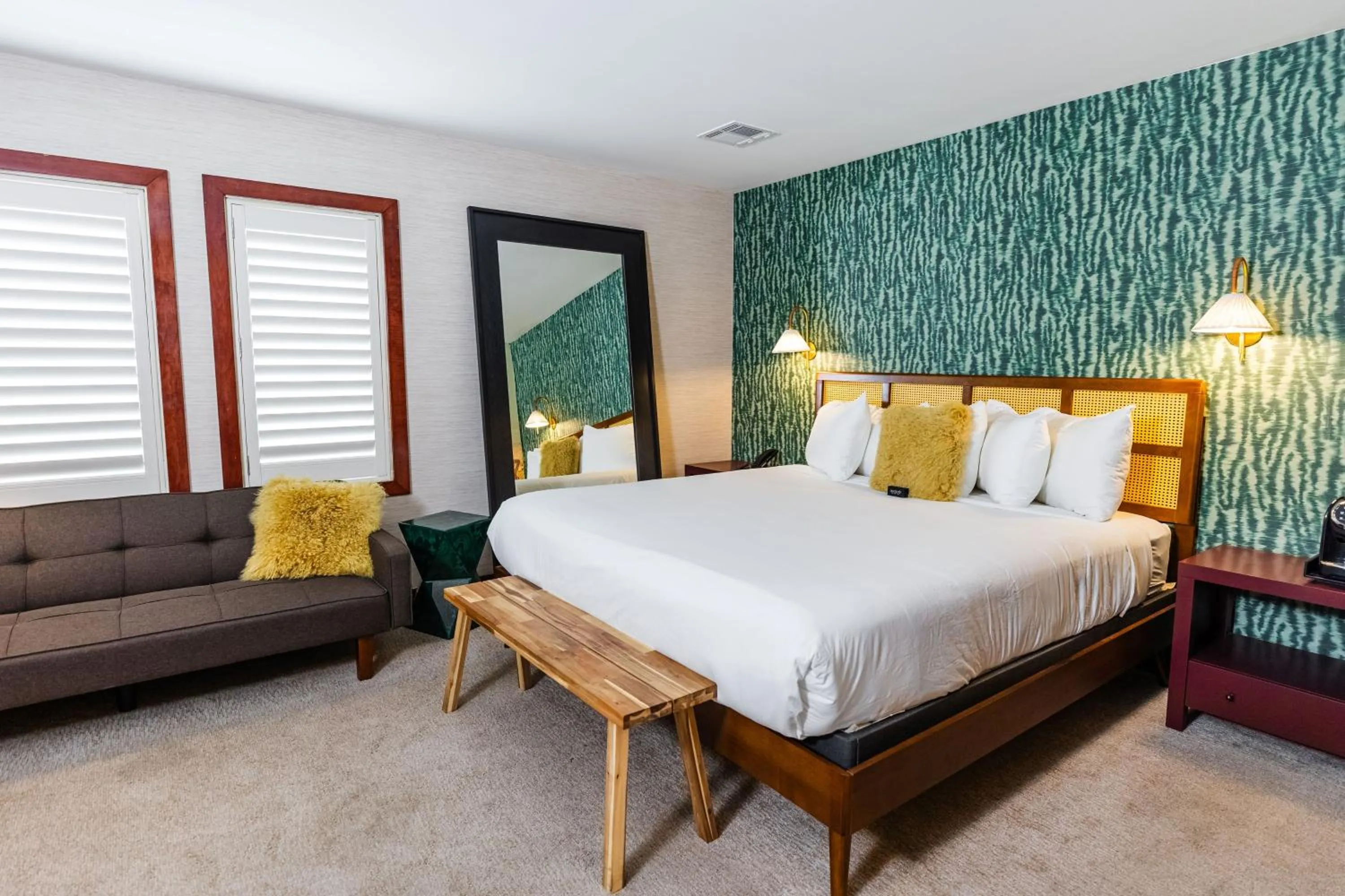 Bed in Daddy O Hotel