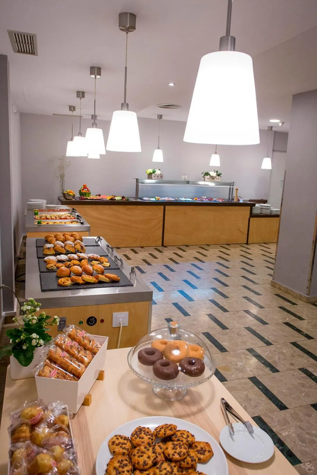 Buffet breakfast in Hotel Borgia