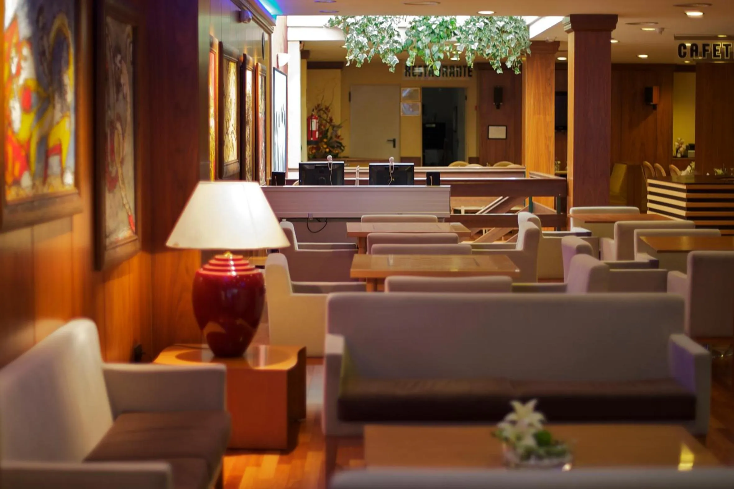 Lobby or reception in Hotel Borgia