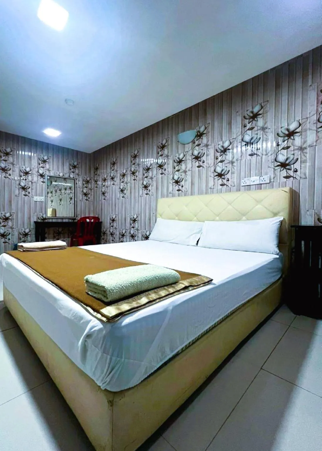 Bed in Seri Rawang Hotel
