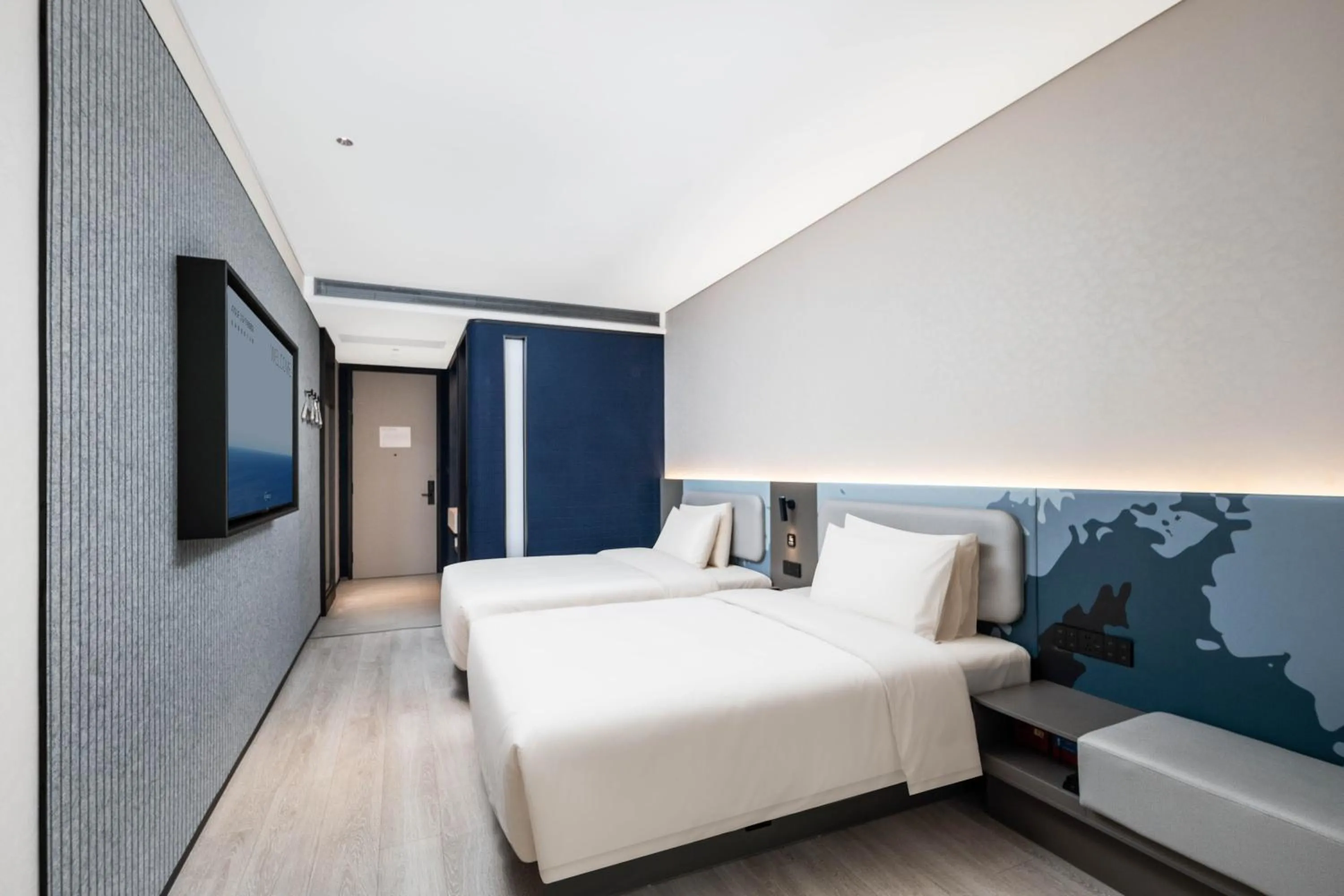 Bed in Atour Light Hotel Shenzhen Nanshan Science and Technology Park Changyuan
