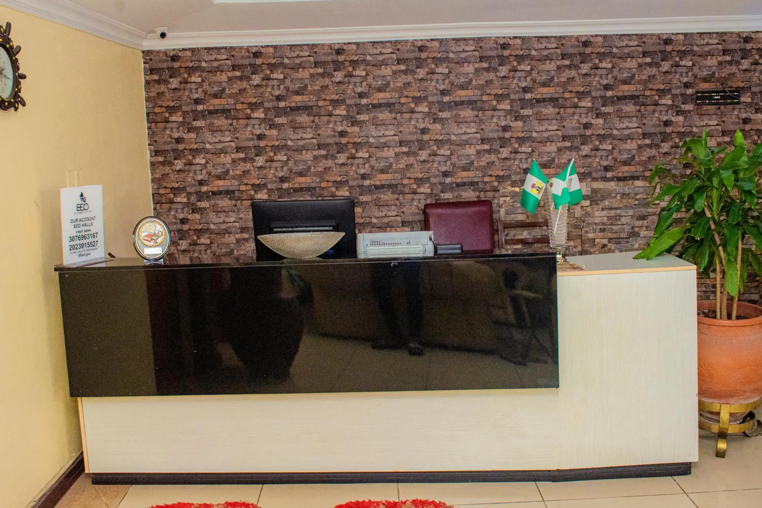 Lobby or reception in EED Pension Boutique Hotel