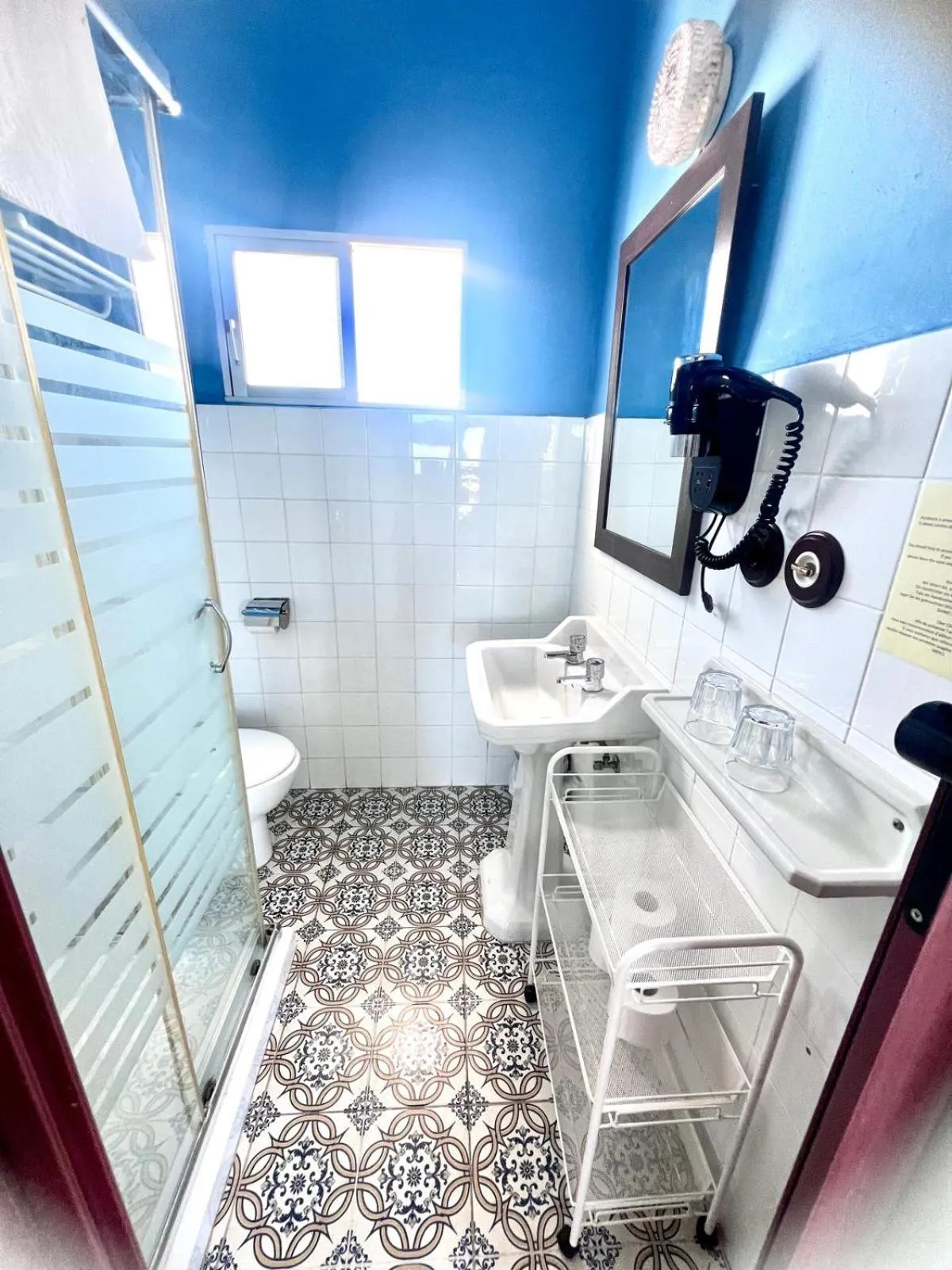 Bathroom in Hostal El Faro