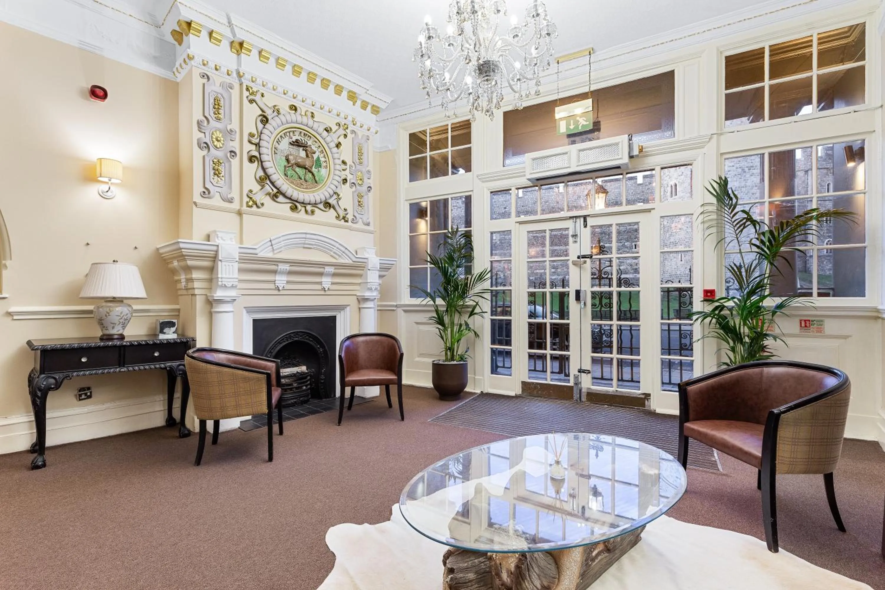 Seating area in Harte & Garter