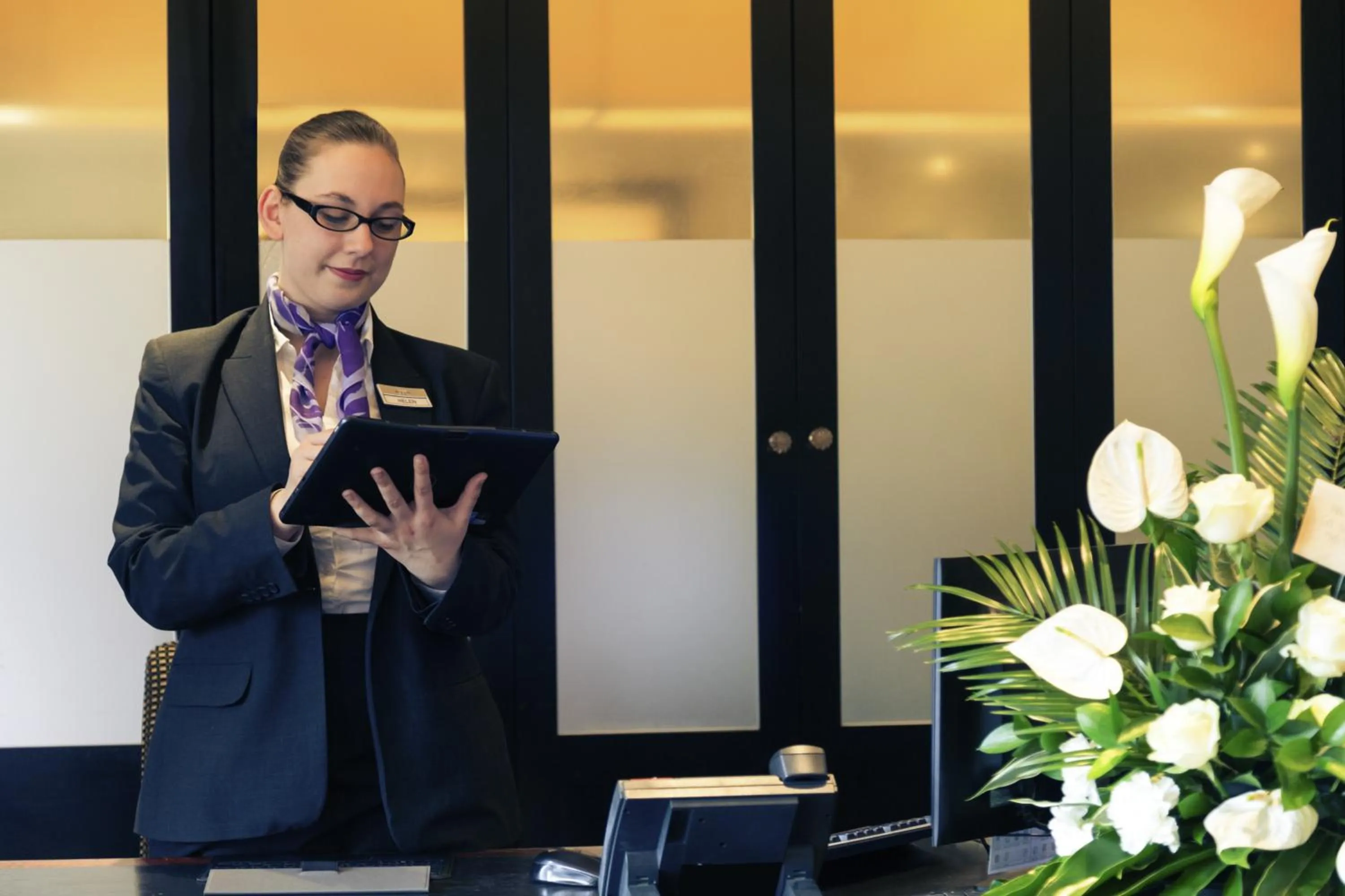 Lobby or reception in Mercure Oxford Eastgate Hotel