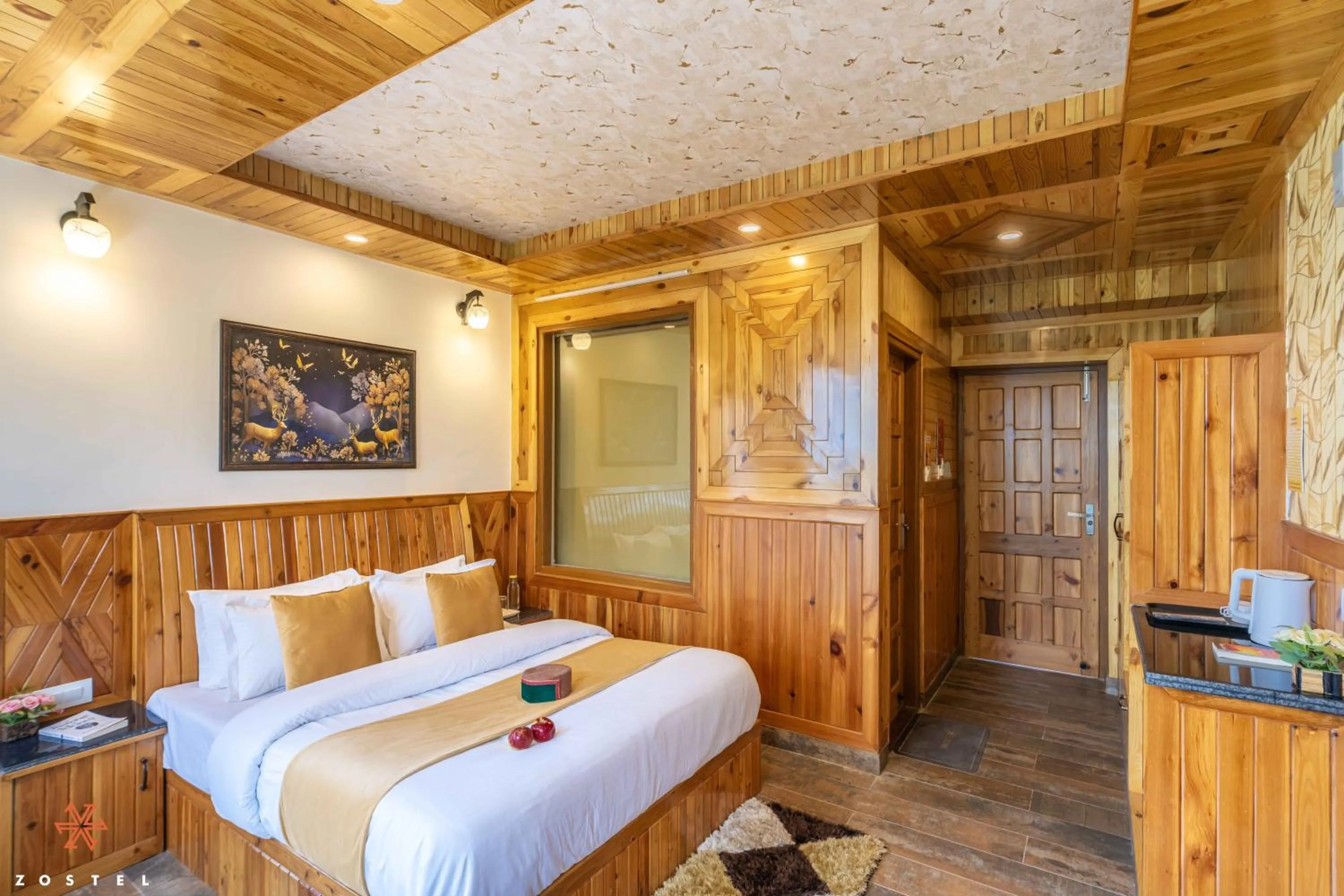 Bed in Zostel Kotgarh, Narkanda