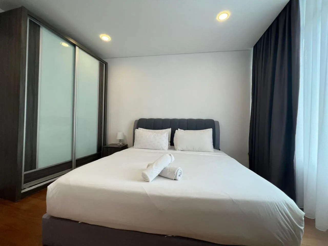 Bed in Vortex Suites KLCC City Center