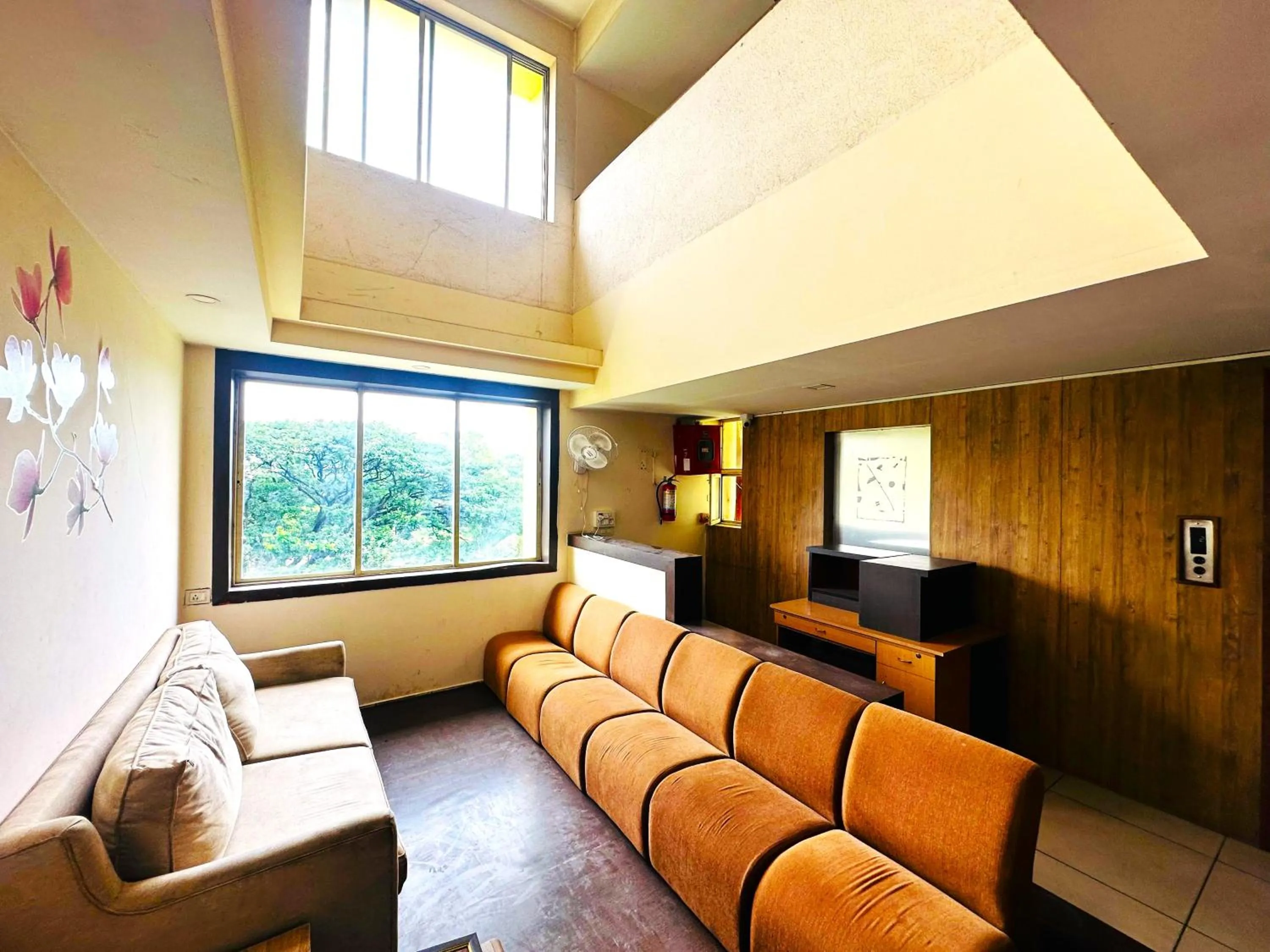 Seating area in Aundh Elite Stay