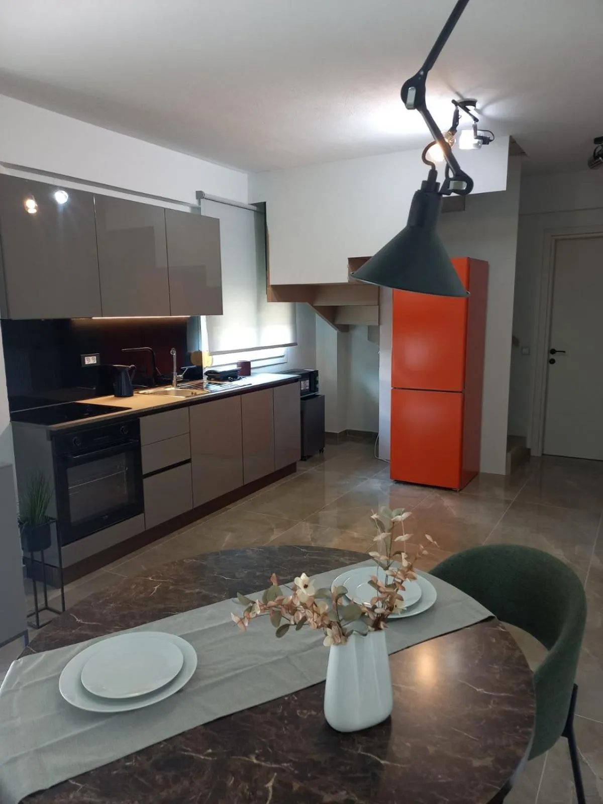 Kitchen or kitchenette in AK Apartments Ioa