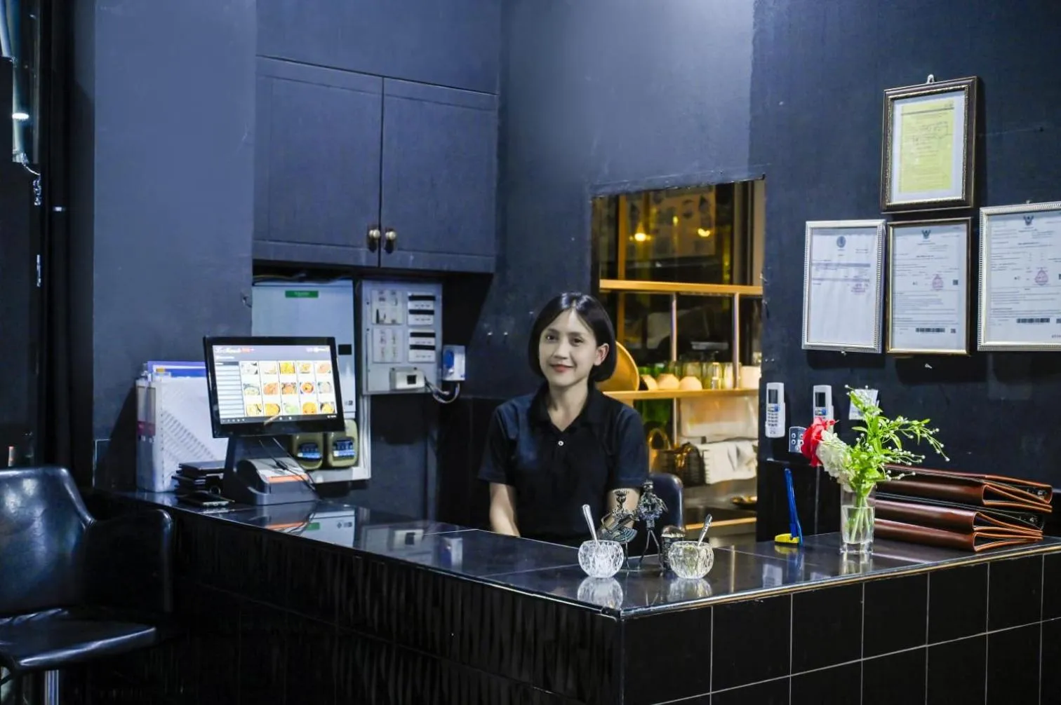 Lounge or bar in Le Manate