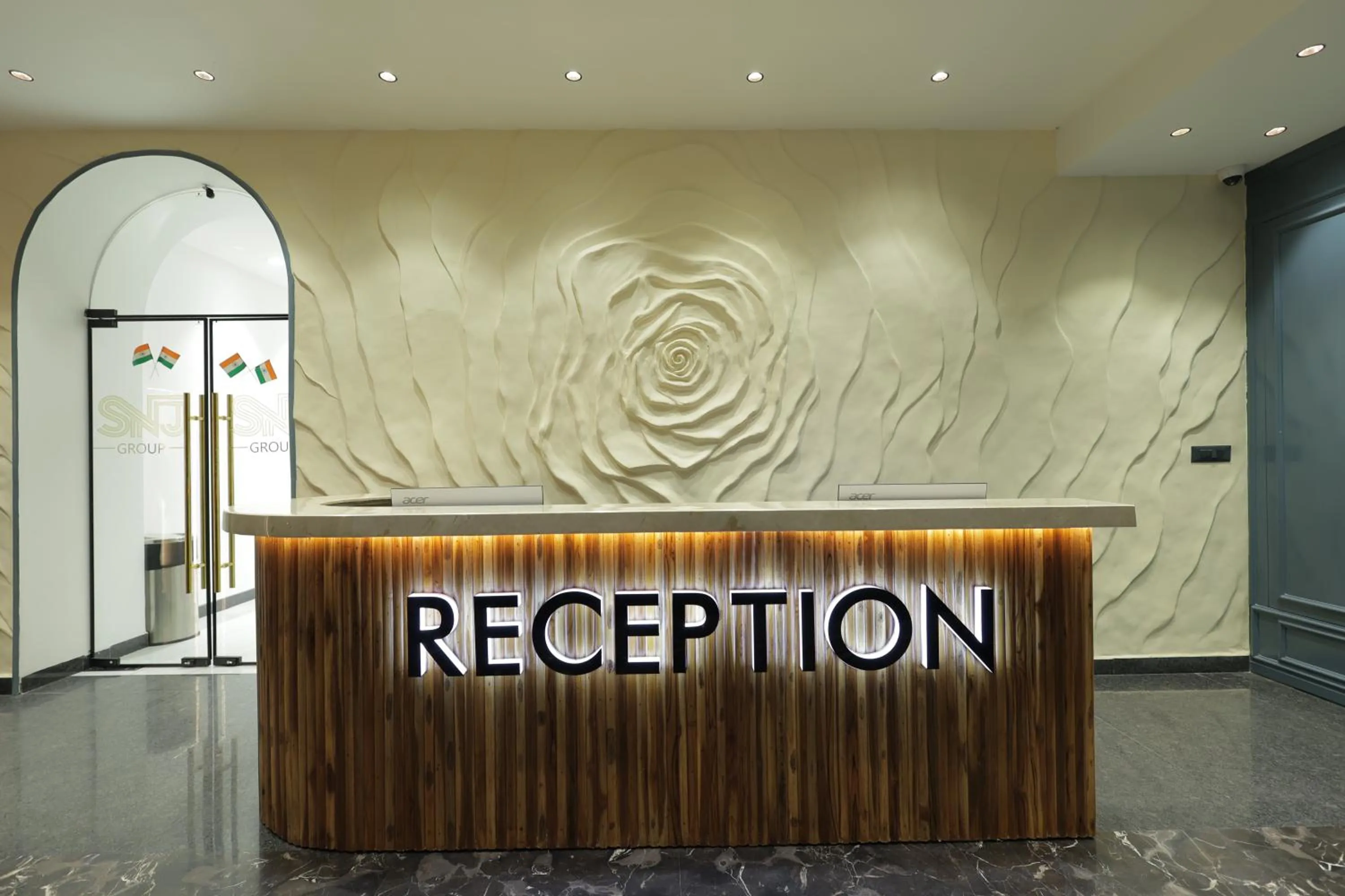 Lobby or reception in SNJ Taj Grand