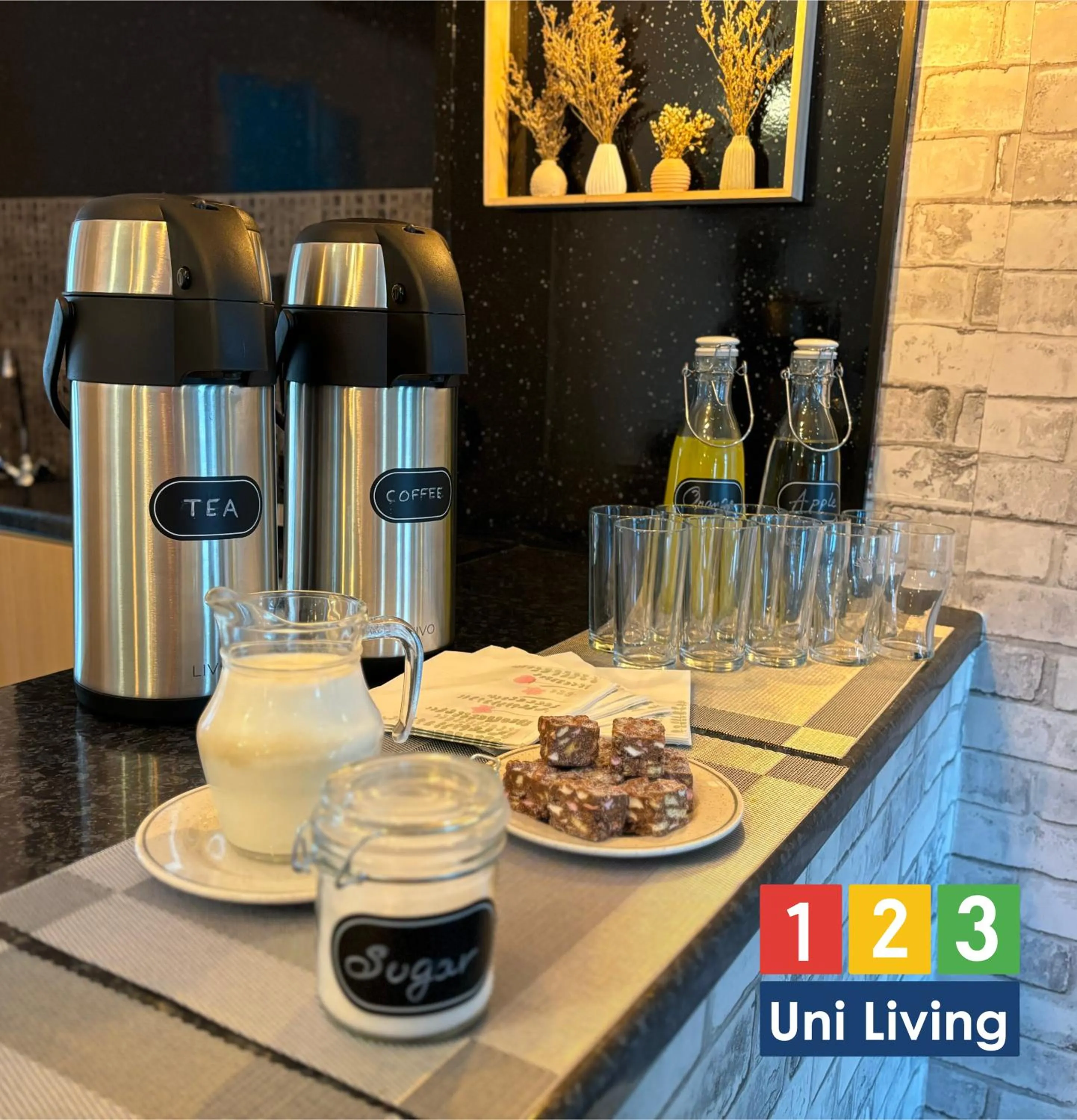 Communal lounge/ TV room in Leatham Park Hotel Blackpool