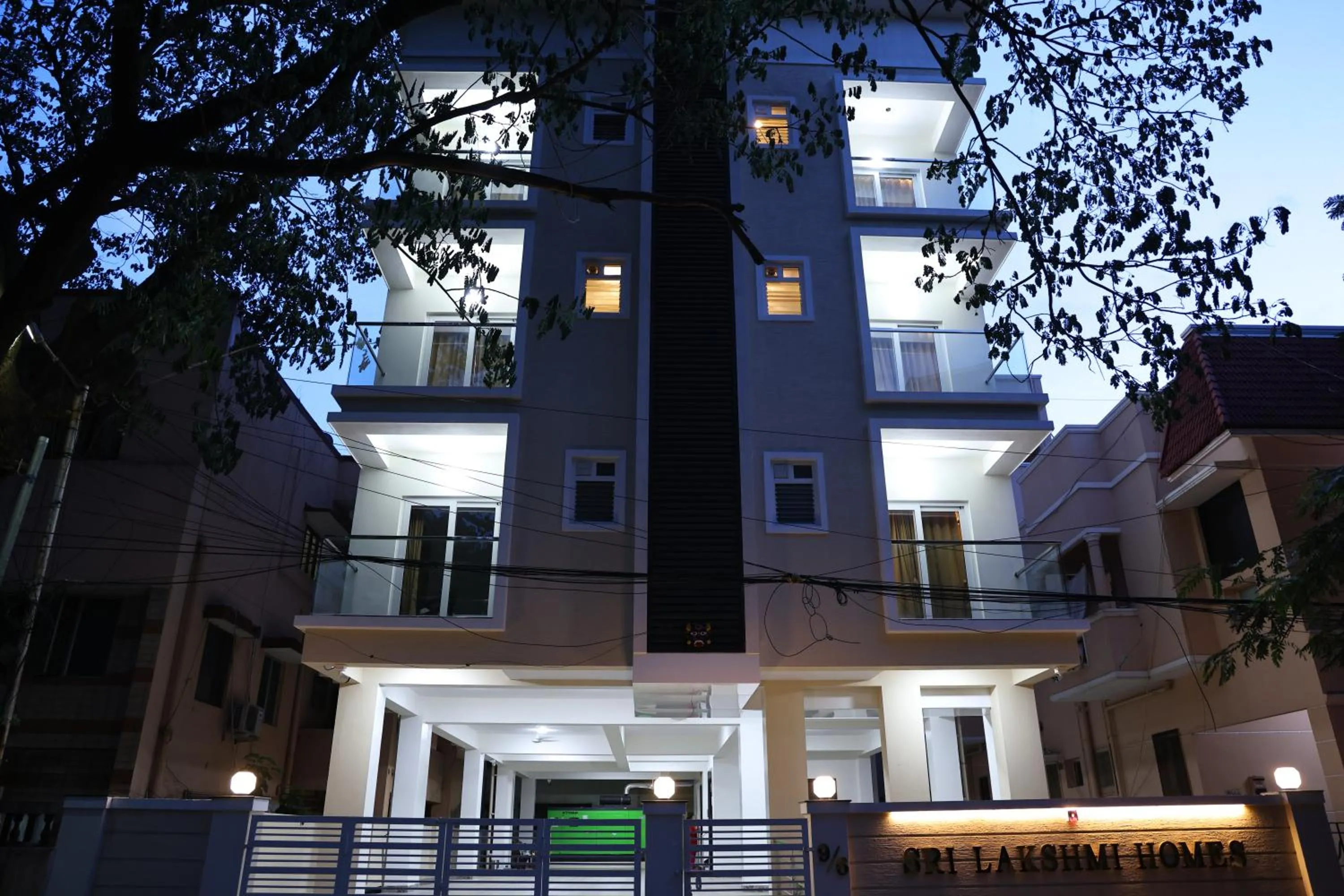 Facade/entrance in Vibha by Sri Lakshmi Homes