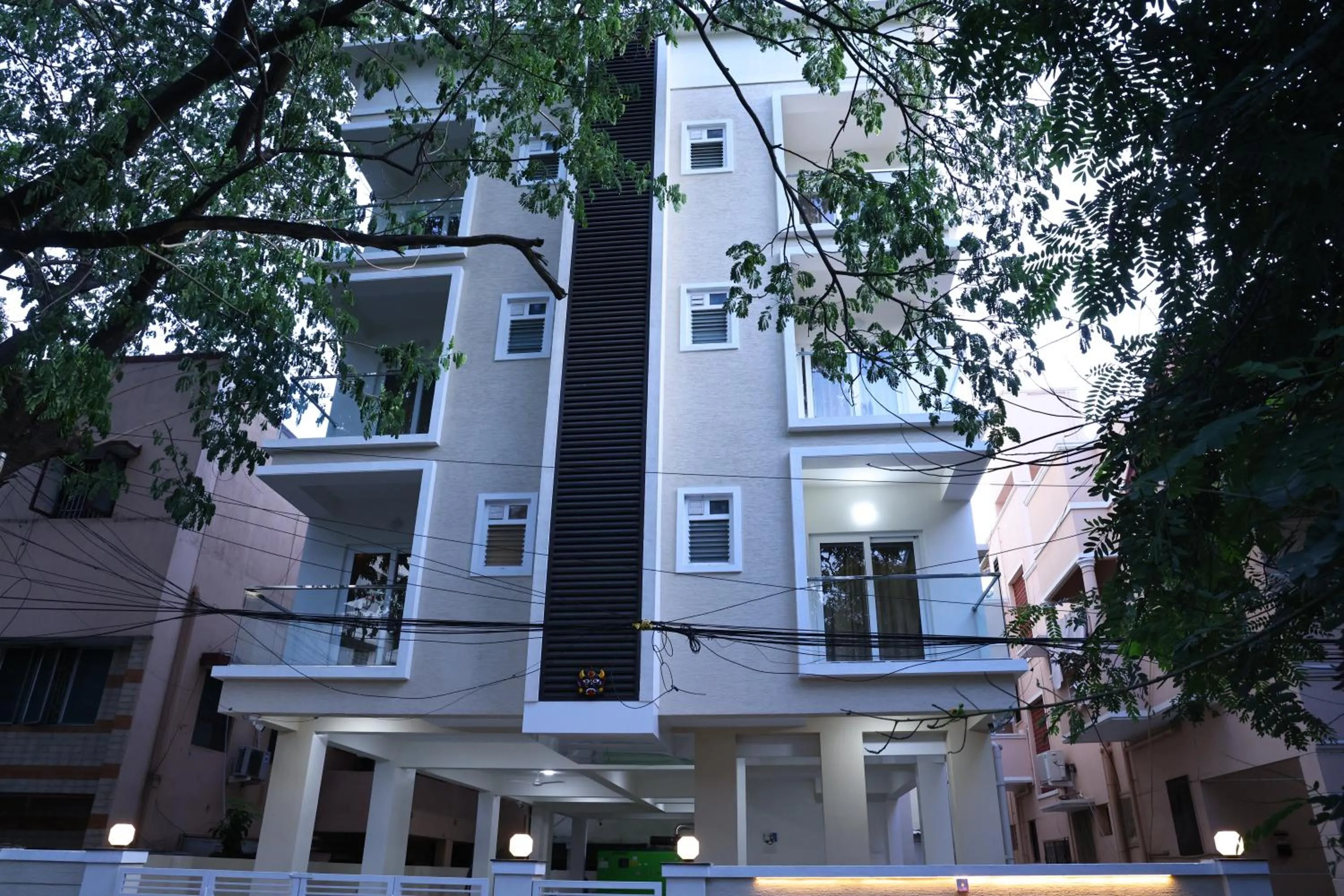 Facade/entrance in Vibha by Sri Lakshmi Homes