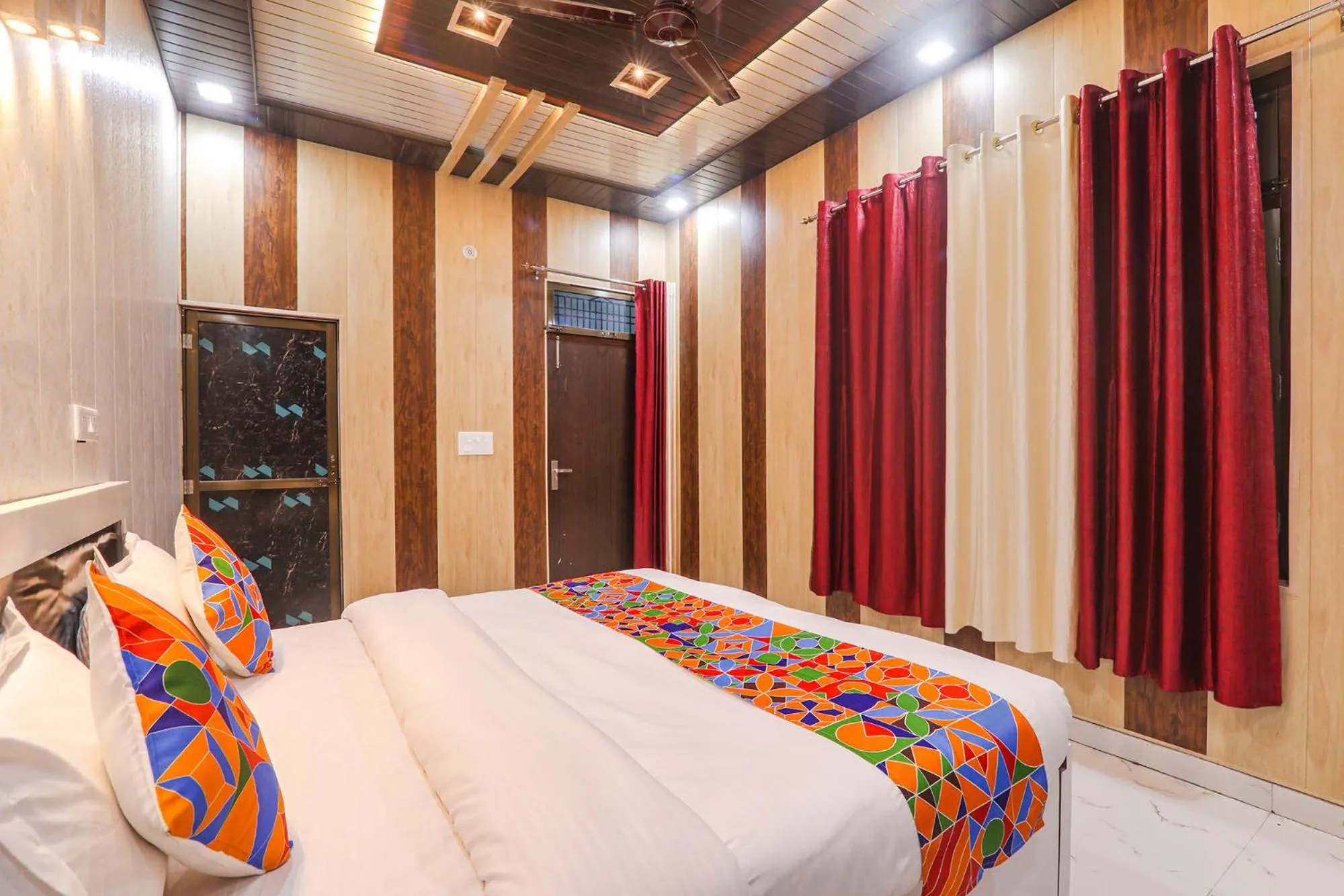 Bed in FabHotel Uma Yugul