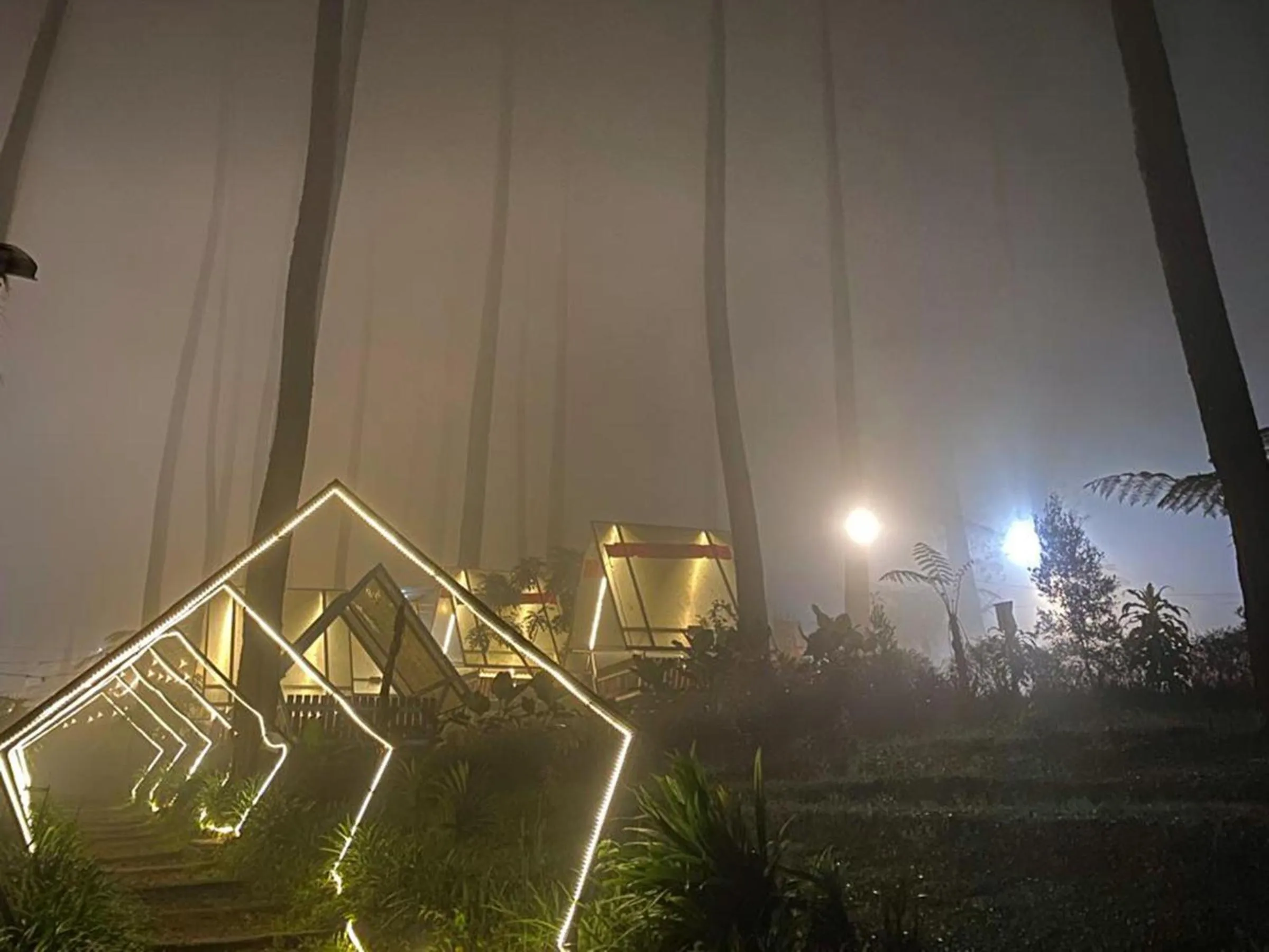 Natural landscape in corak alam glamping