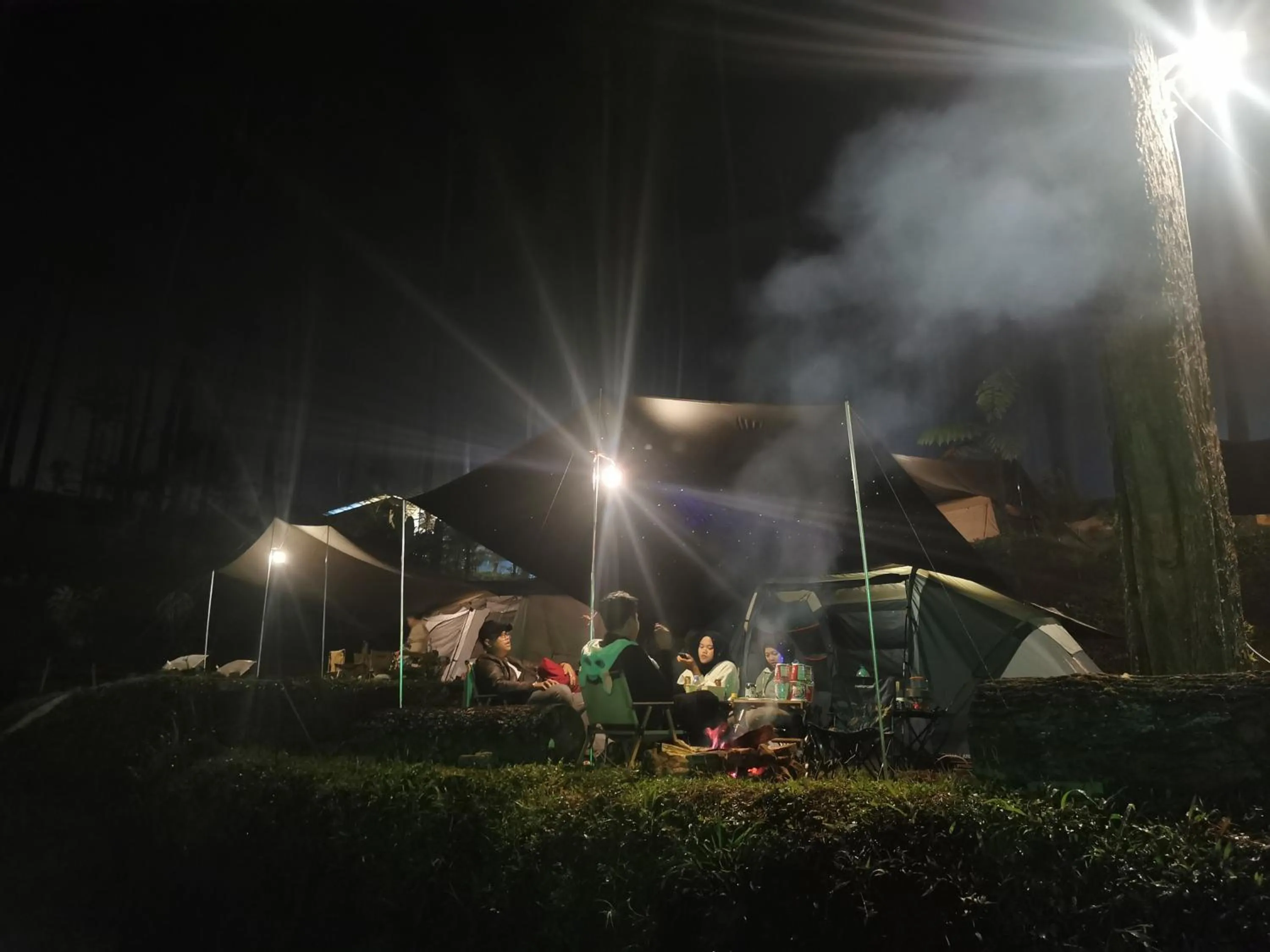 Night in corak alam glamping