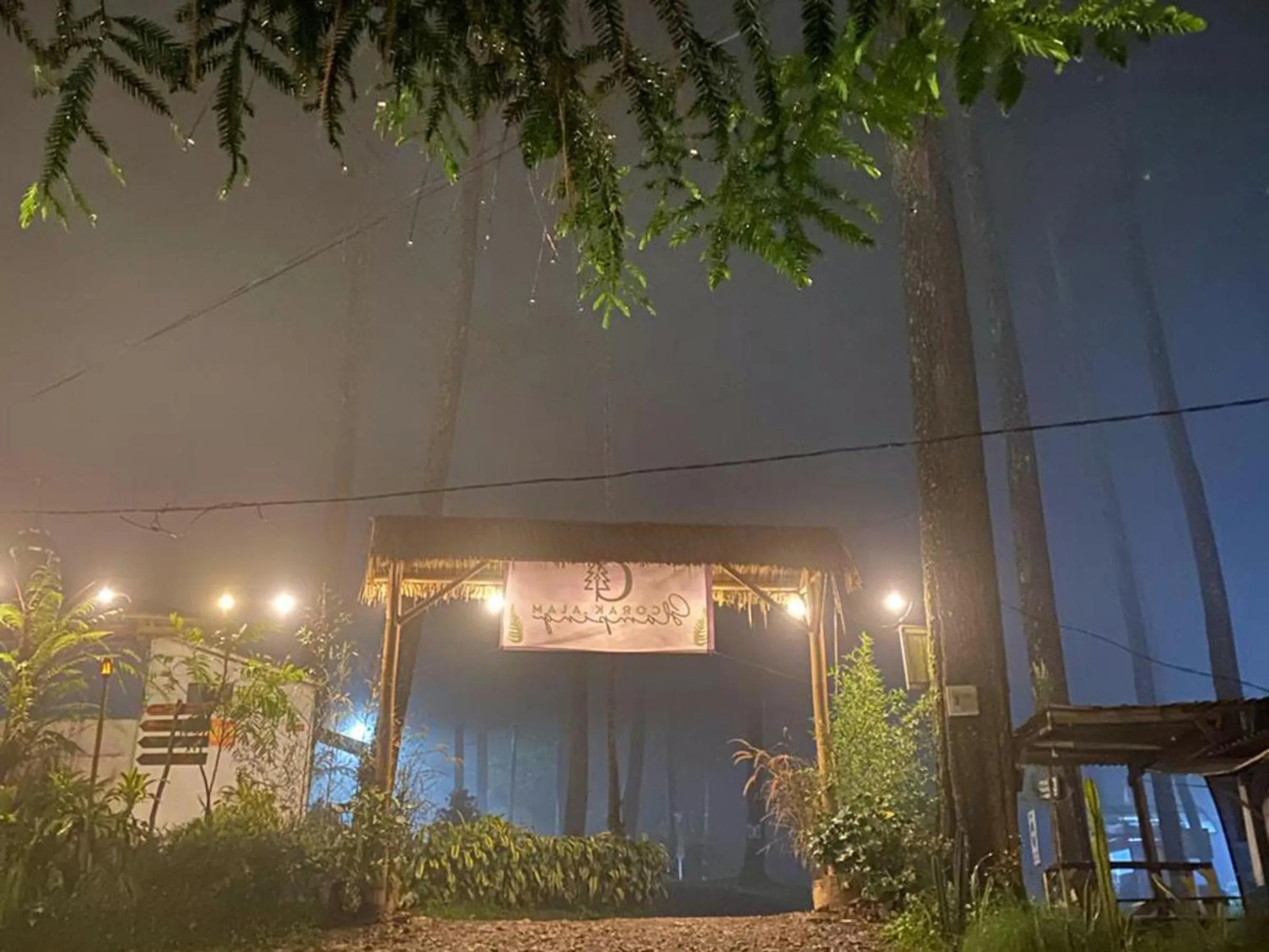 Location in corak alam glamping