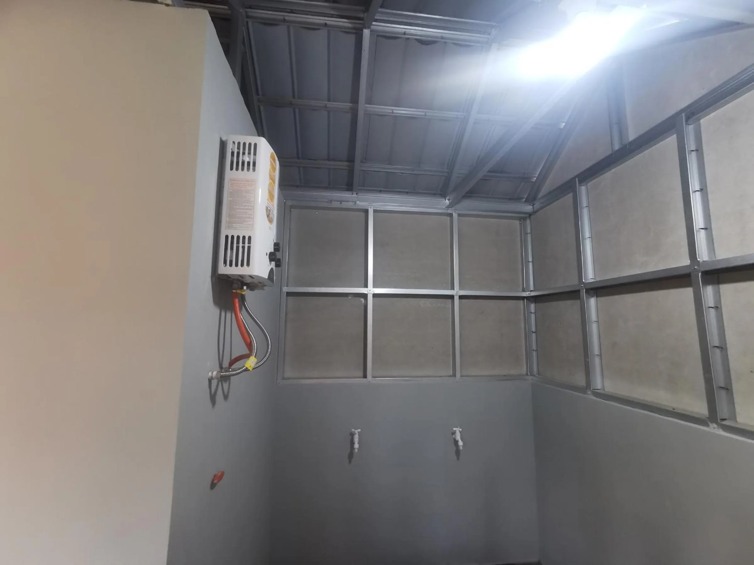 Bathroom in corak alam glamping