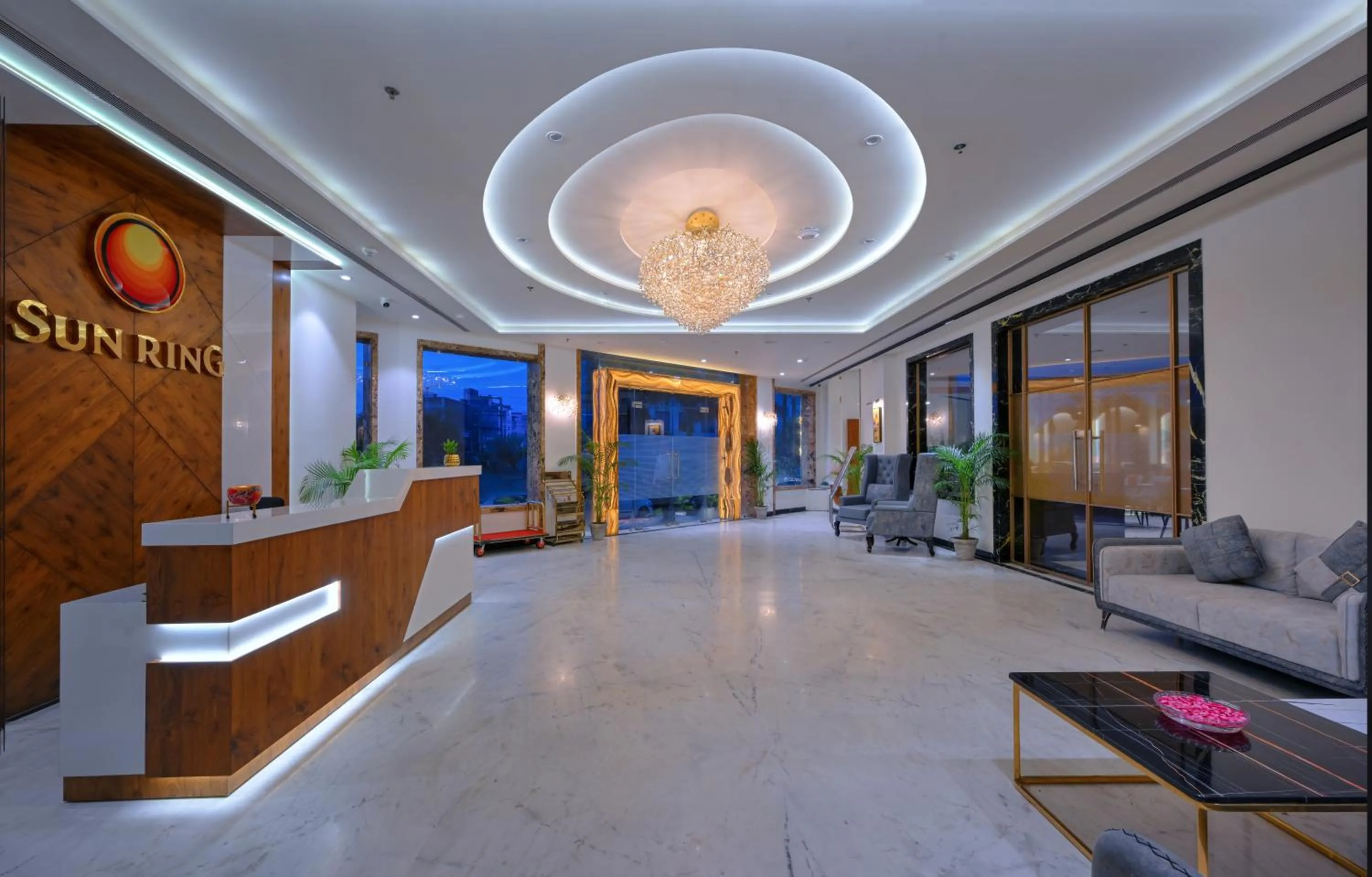 Lobby or reception in Hotel Sun Ring