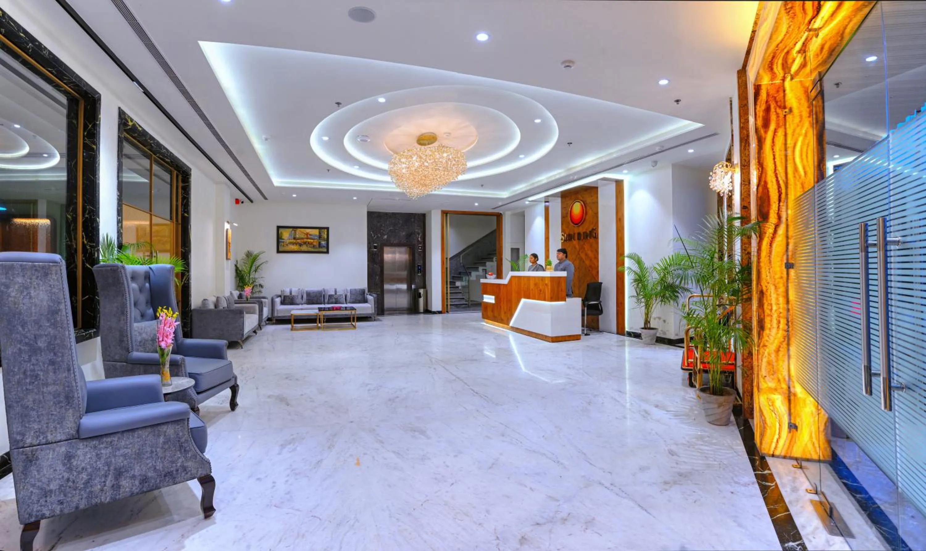 Lobby or reception in Hotel Sun Ring