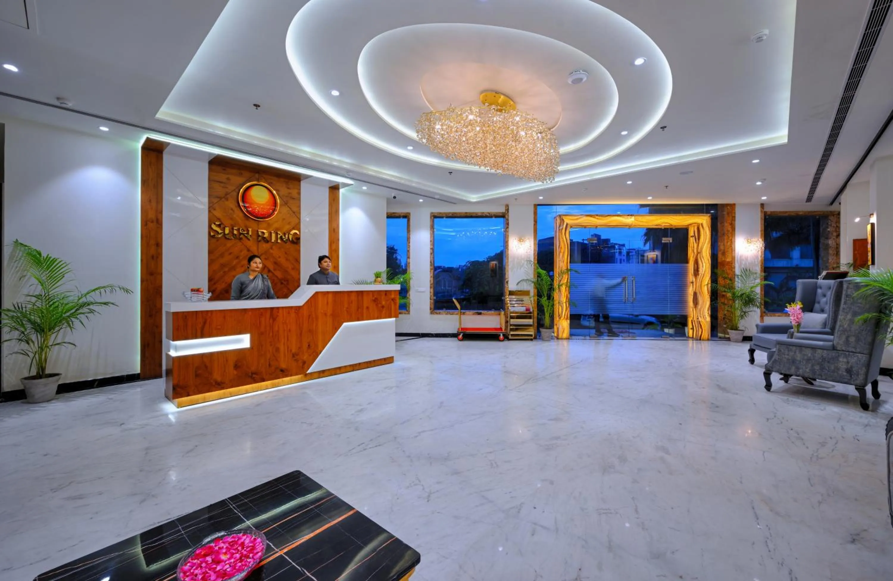 Lobby or reception in Hotel Sun Ring