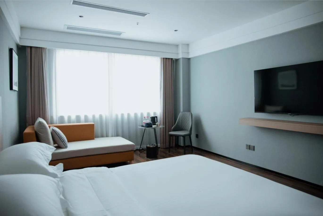 Bed in Konggu Youlan Hotel Ningbo Yuyao North Xinjian Road