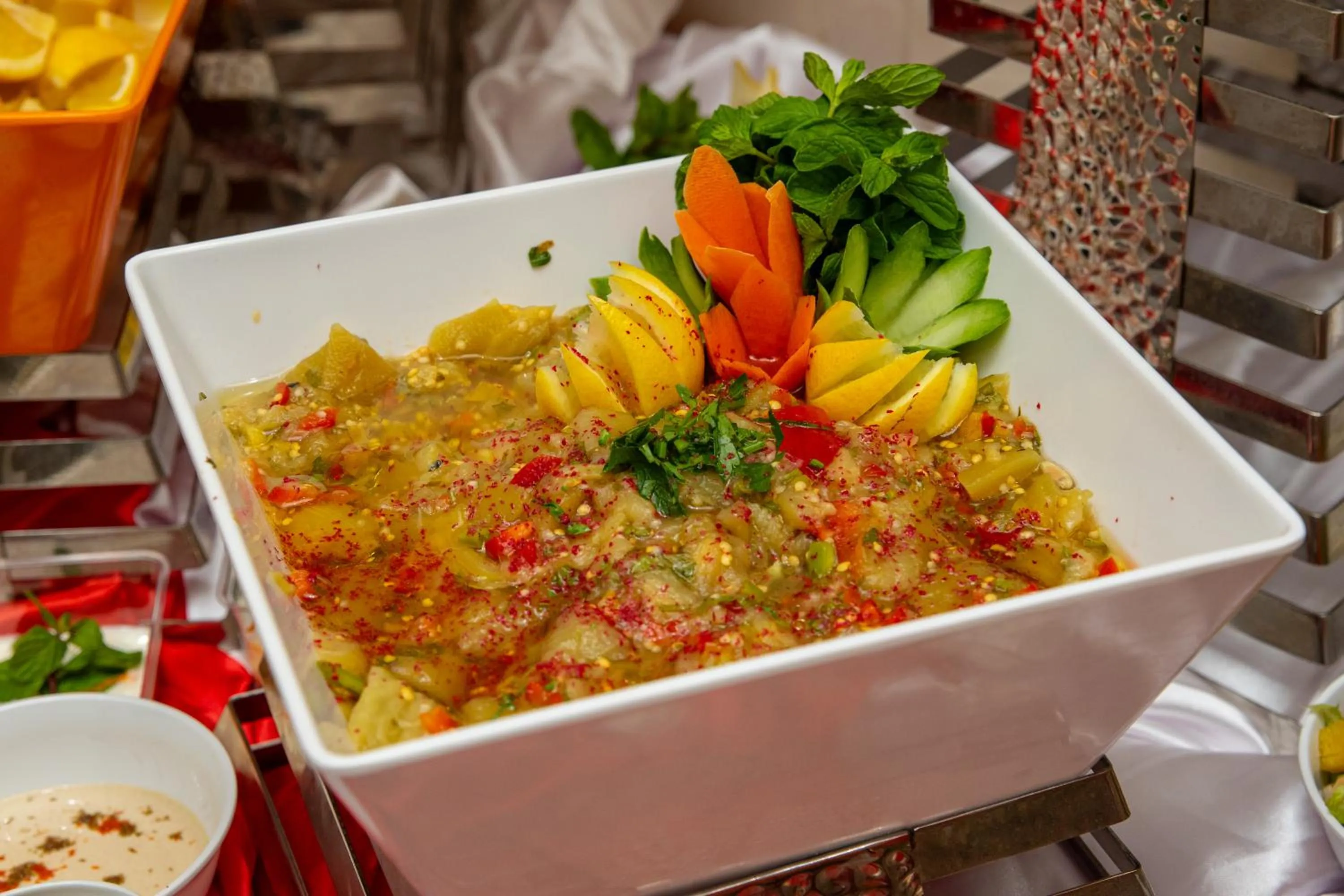 Buffet breakfast in Maysan Al Maqam Hotel