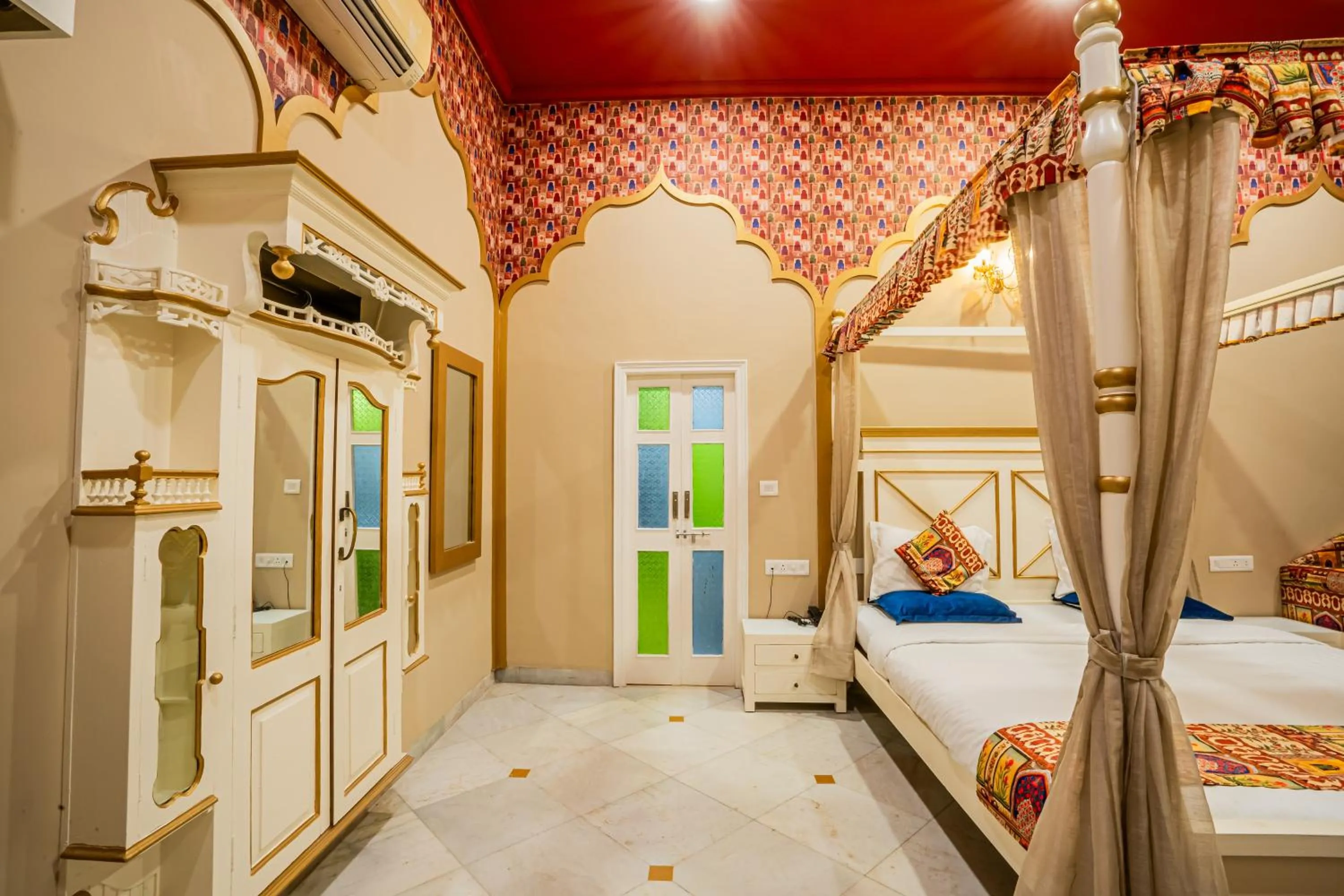 Bed in The Marwar Hotel & Gardens