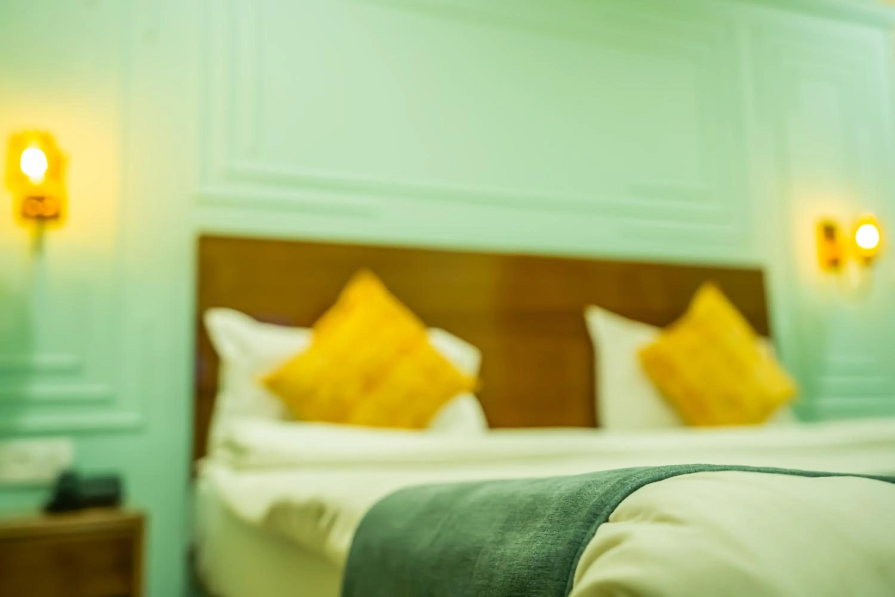 Bed in The Marwar Hotel & Gardens