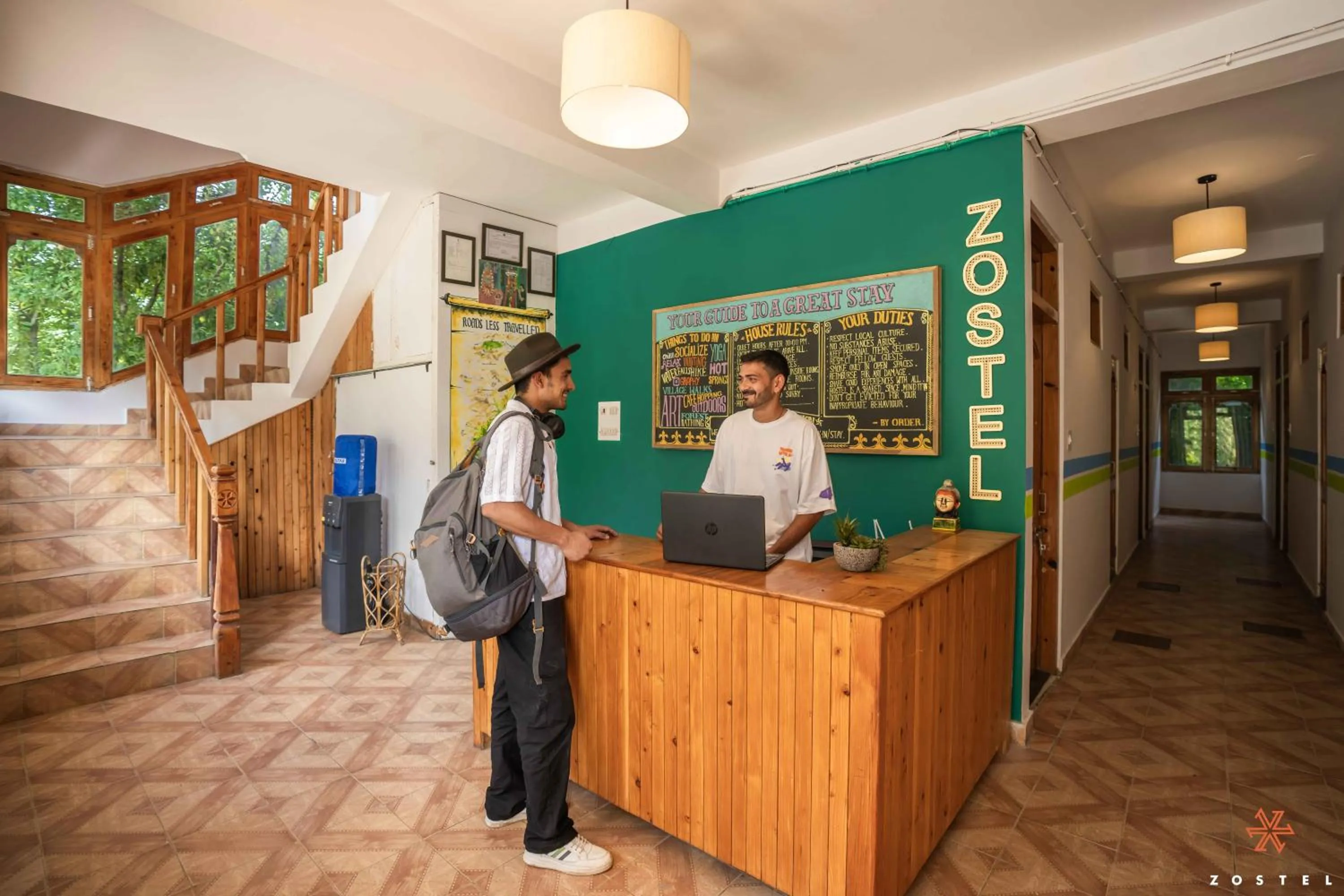 Property logo or sign in Zostel Pulga