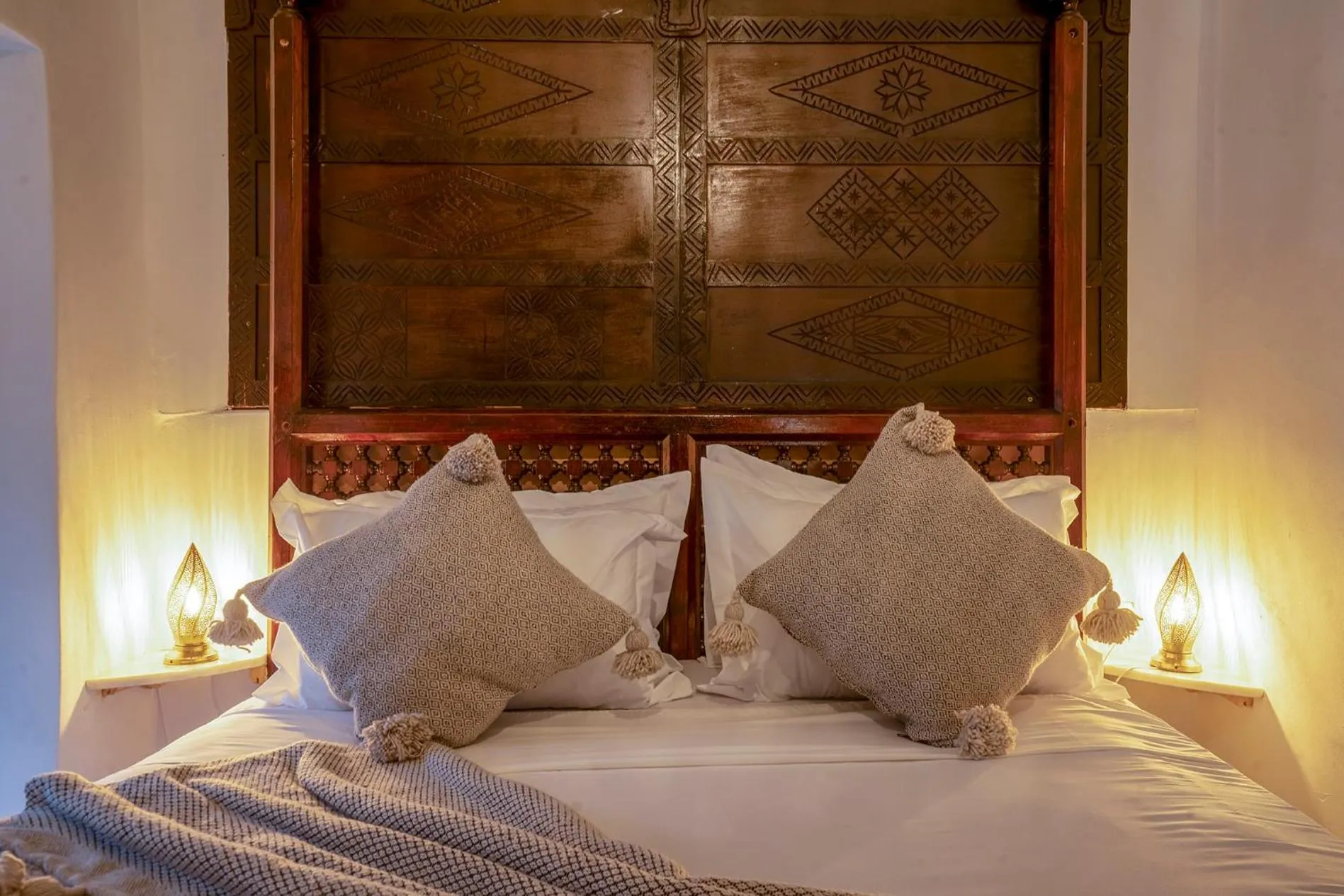 Bed in Riad Yalla habibi