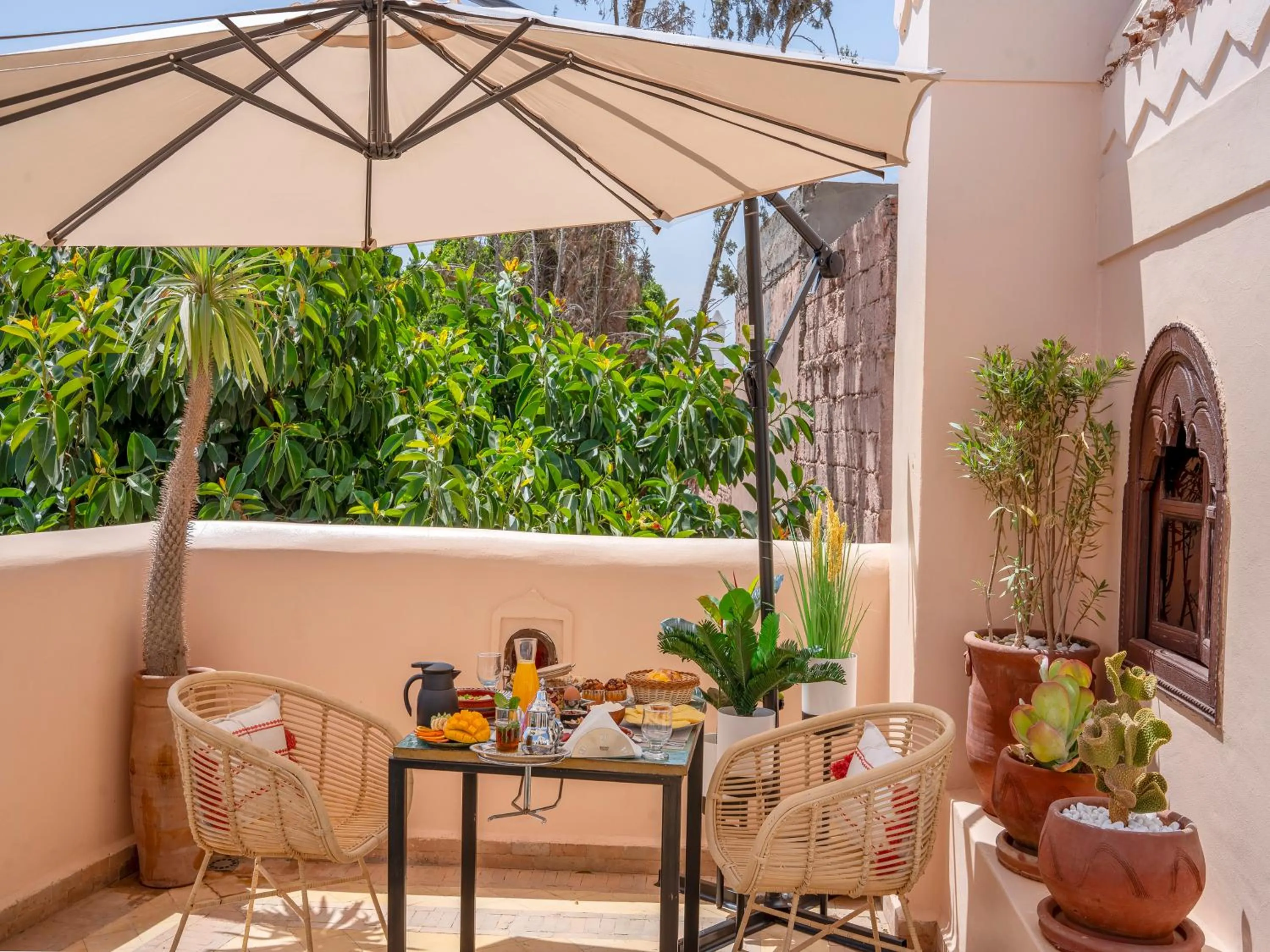 Garden in Riad Yalla habibi