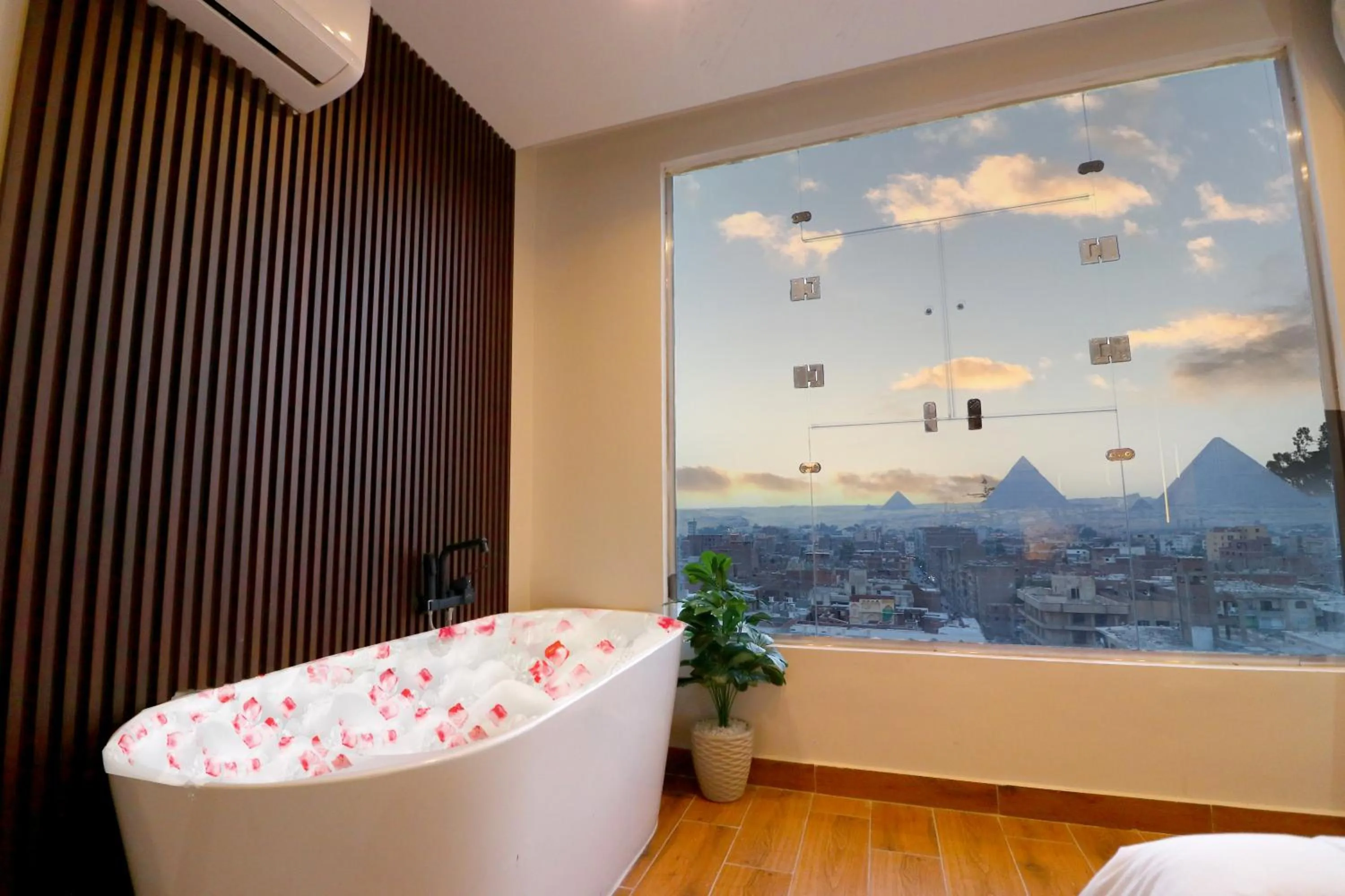 View (from property/room) in Pyramids Skyline Hotel Cairo