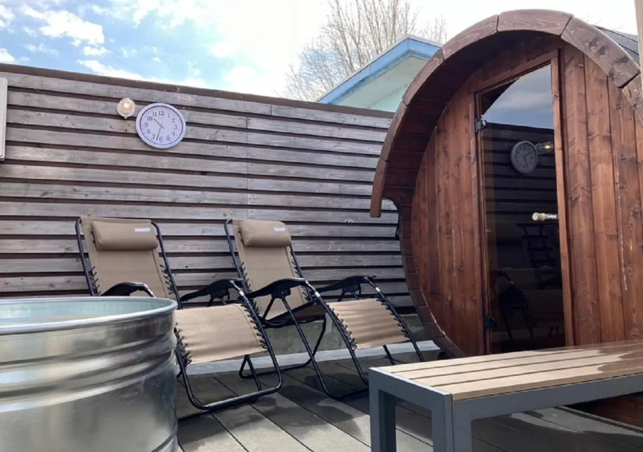 Sauna in Takatakiko Glamping Resort