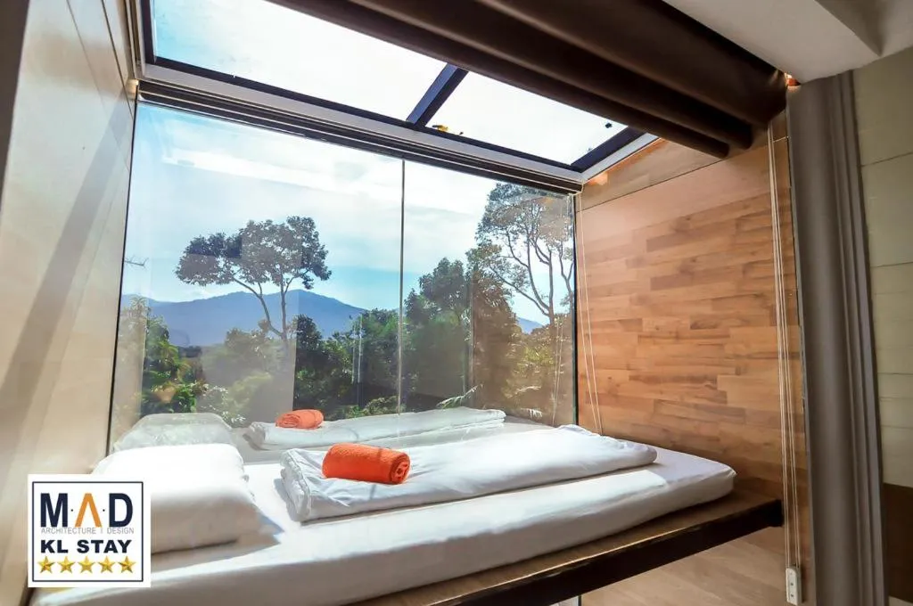 View (from property/room), Bed in Sungai Klah Inn