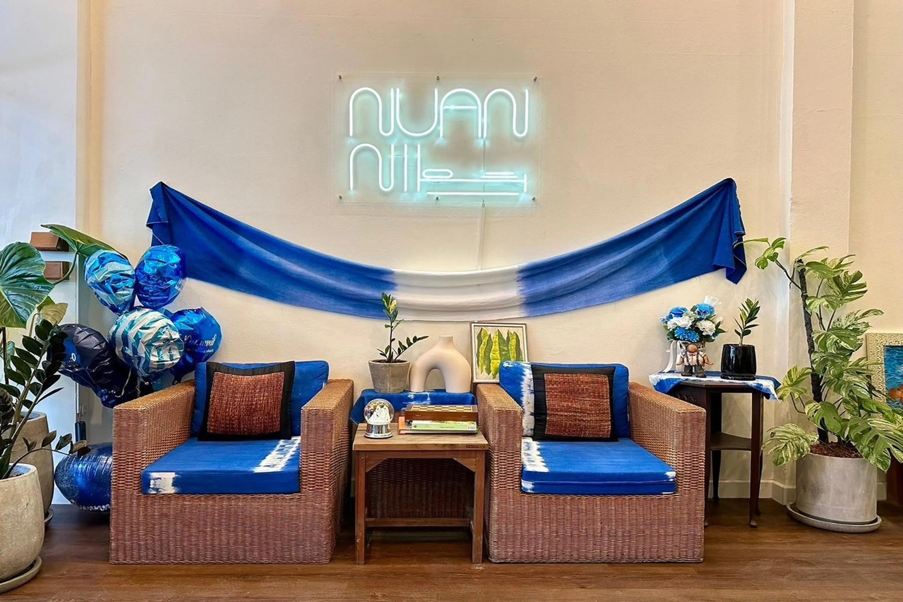 Seating area in Nuan Nil Secret Courtyard