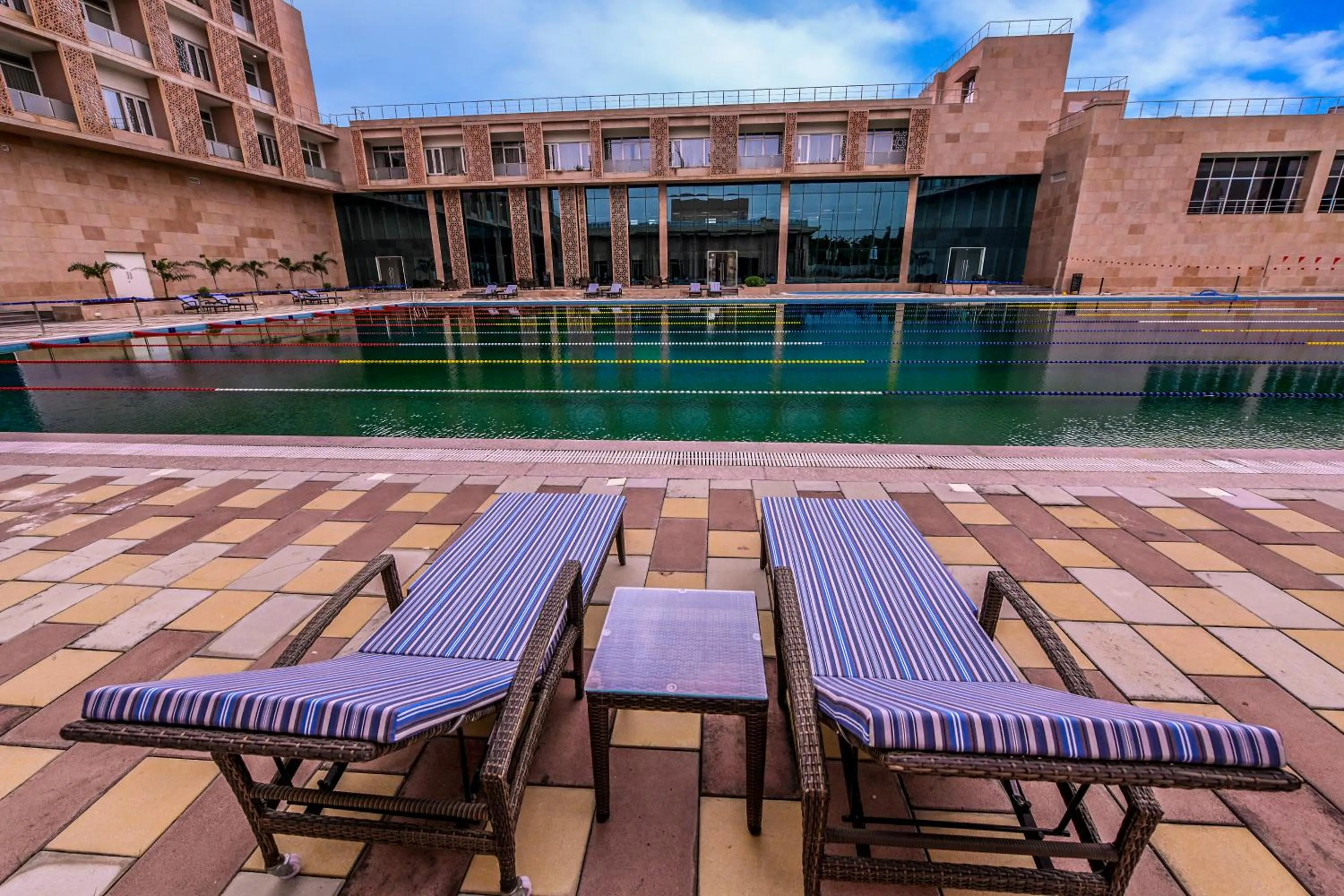 Pool view in Ramada by Wyndham Ahmedabad Narendra Modi Stadium Motera